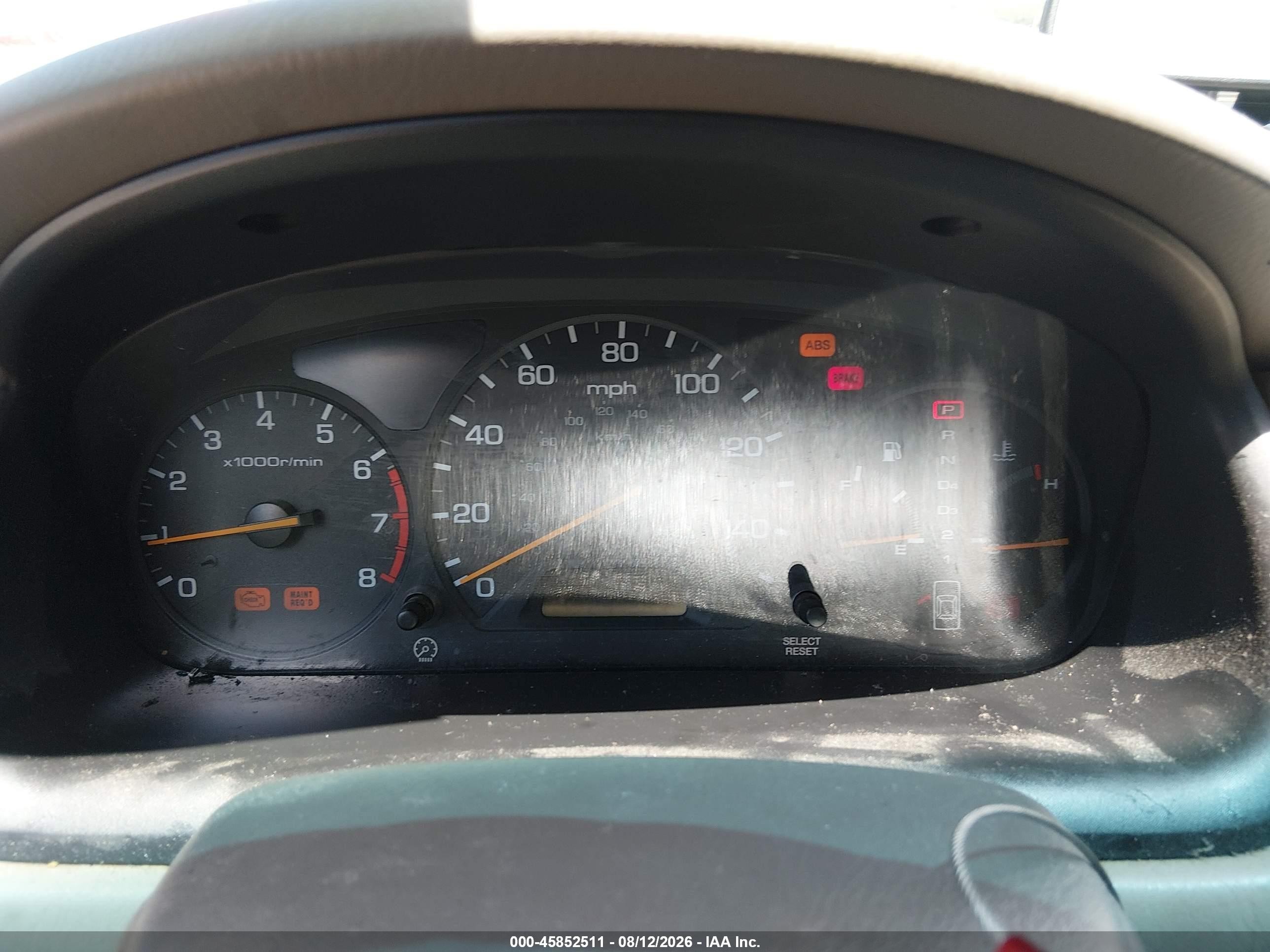 1998 Honda Accord Lx V6 Gray vin: 1HGCG1647WA025152