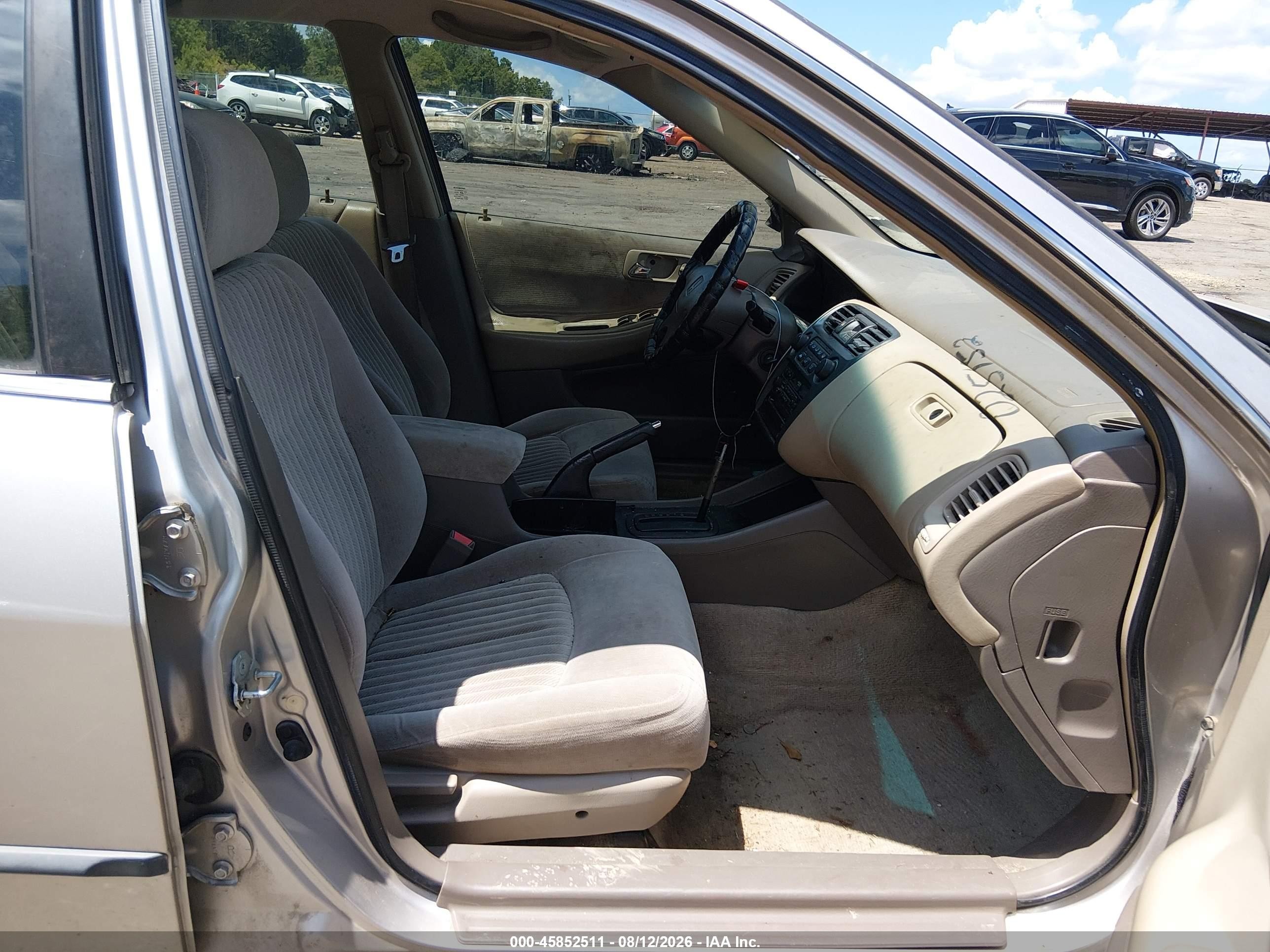 1998 Honda Accord Lx V6 Gray vin: 1HGCG1647WA025152