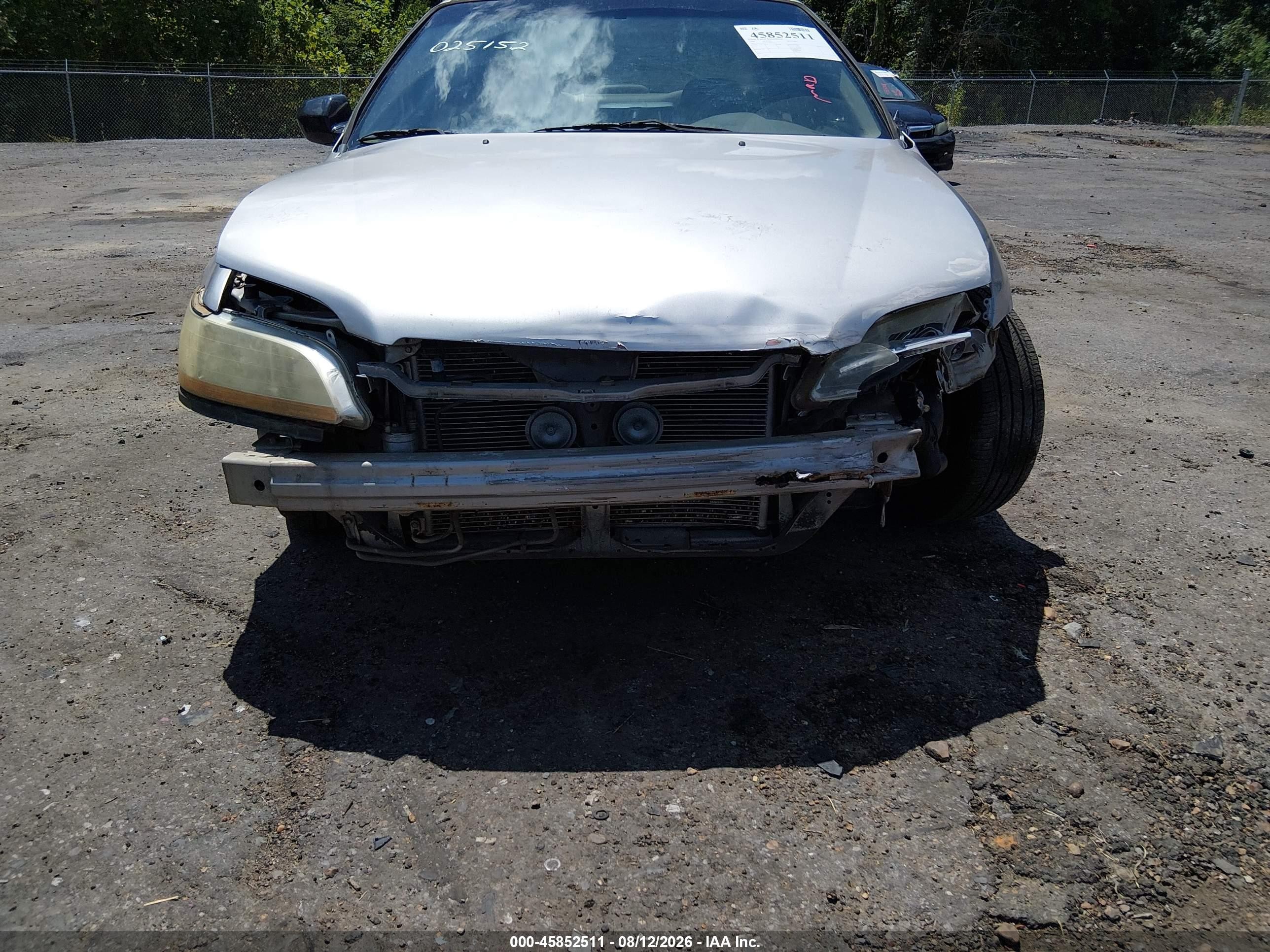 1998 Honda Accord Lx V6 Gray vin: 1HGCG1647WA025152
