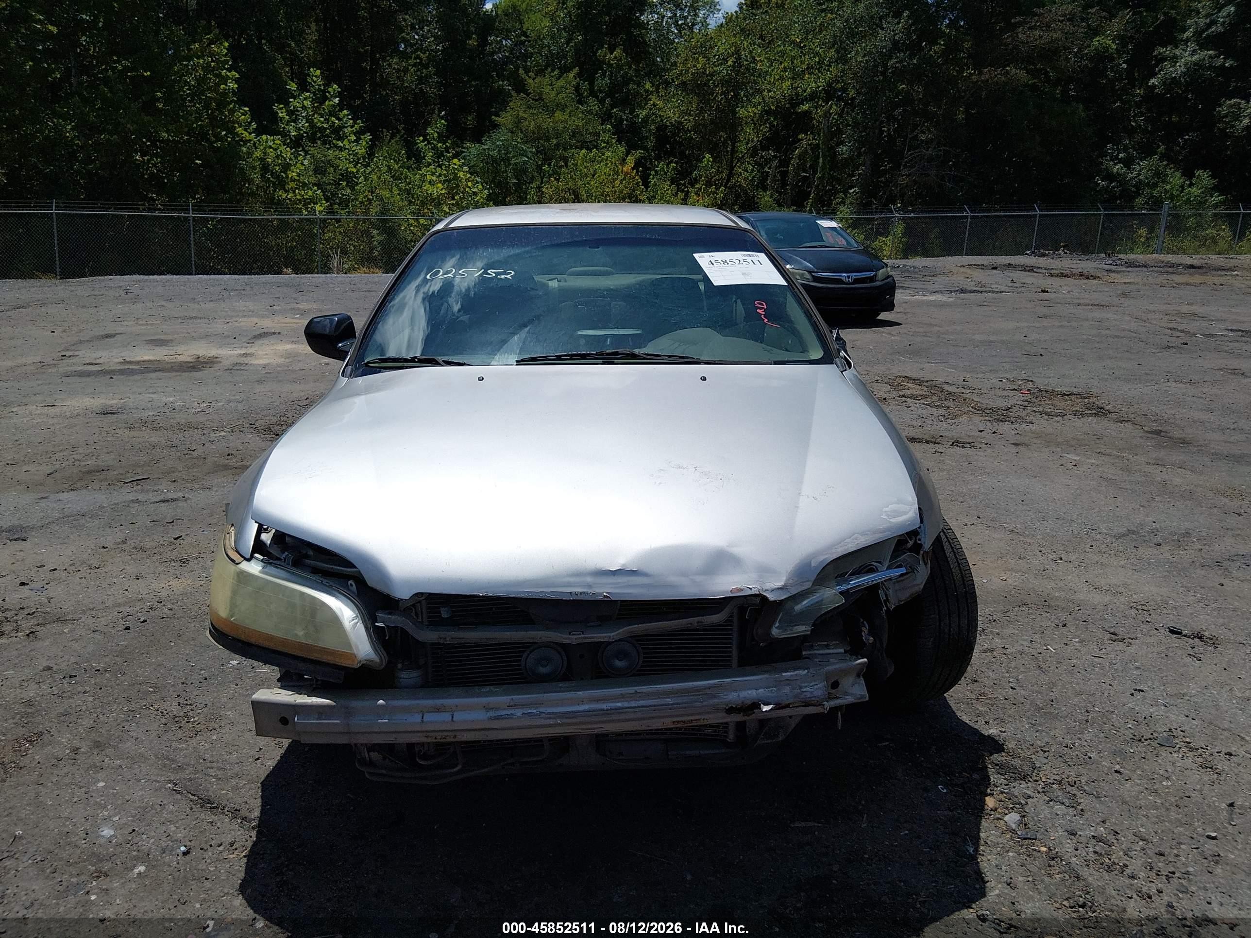 1998 Honda Accord Lx V6 Gray vin: 1HGCG1647WA025152