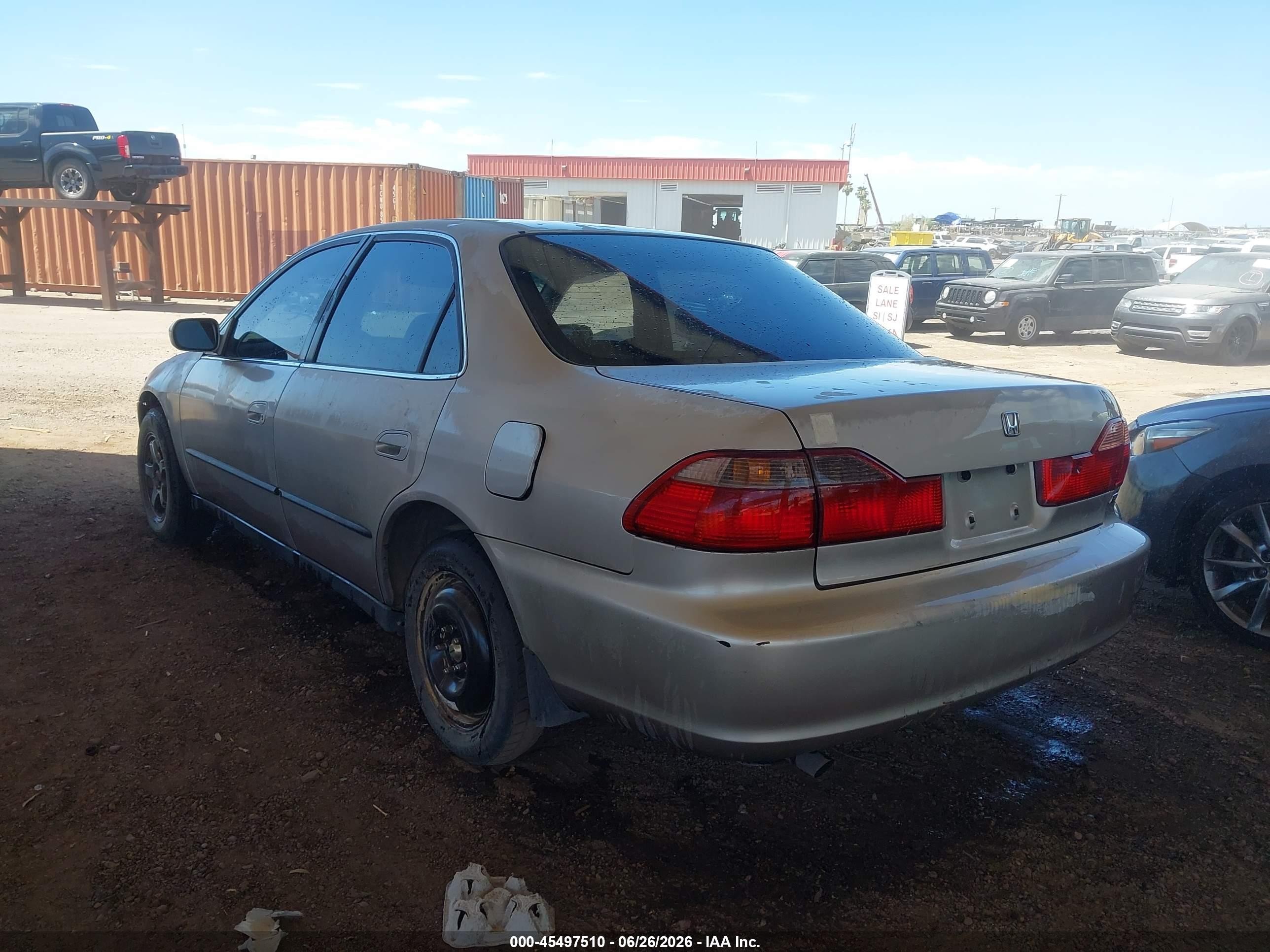 1998 Honda Accord Lx V6 Gray vin: 1HGCG1648WA025709
