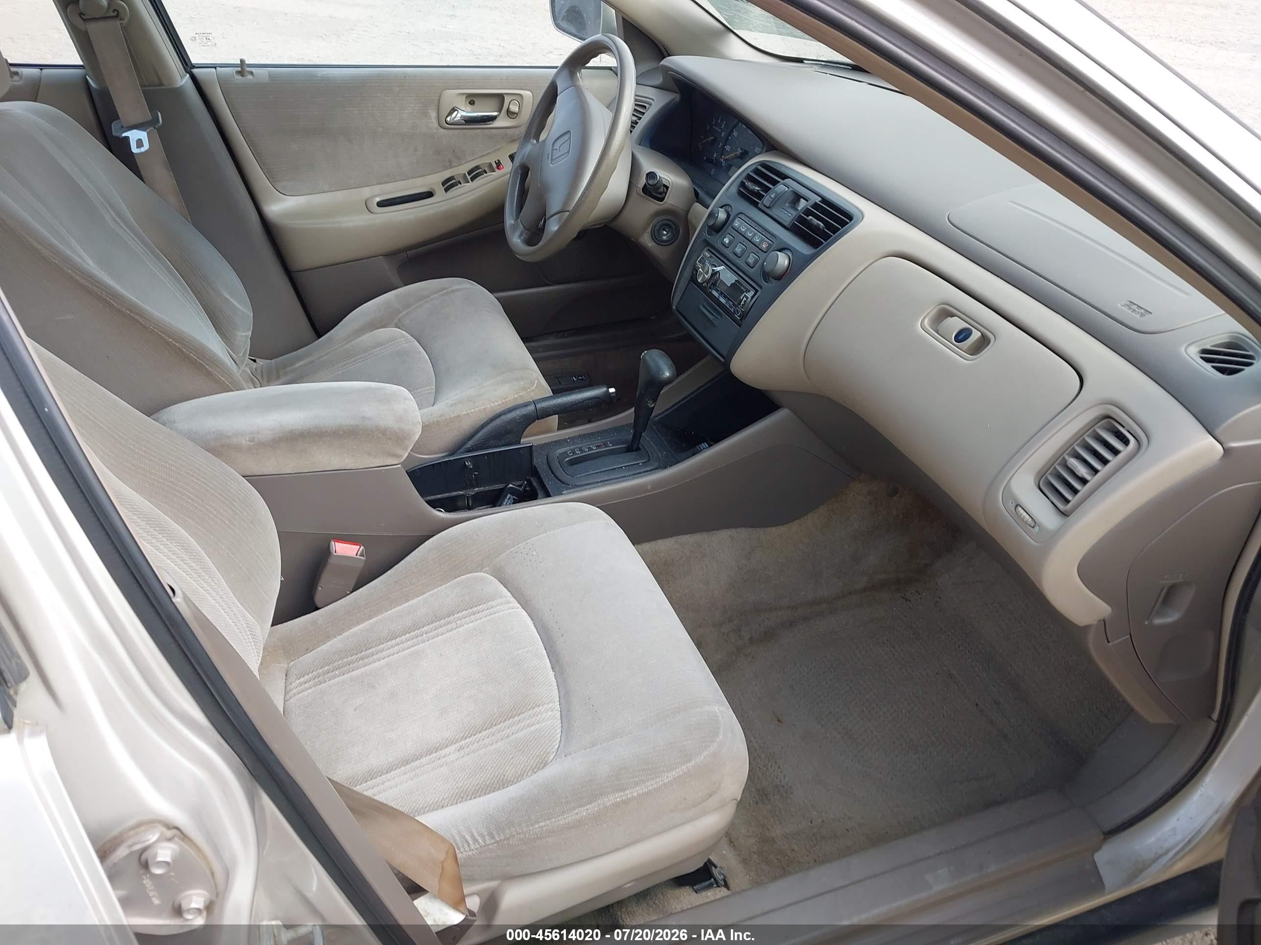 1999 Honda Accord Lx V6 Серебряный vin: 1HGCG1648XA065208