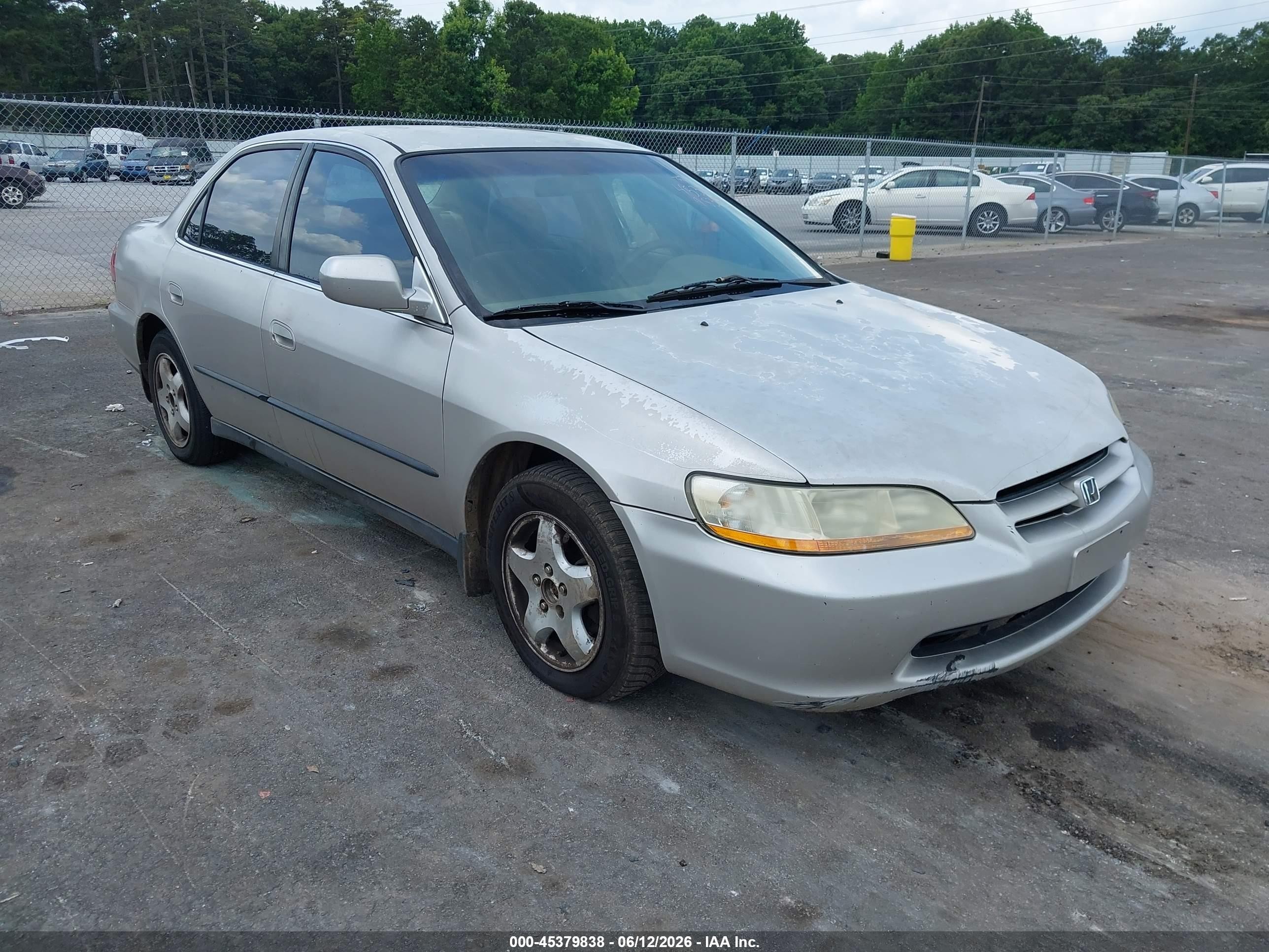 1999 Honda Accord Lx V6 Серебряный vin: 1HGCG1649XA011402