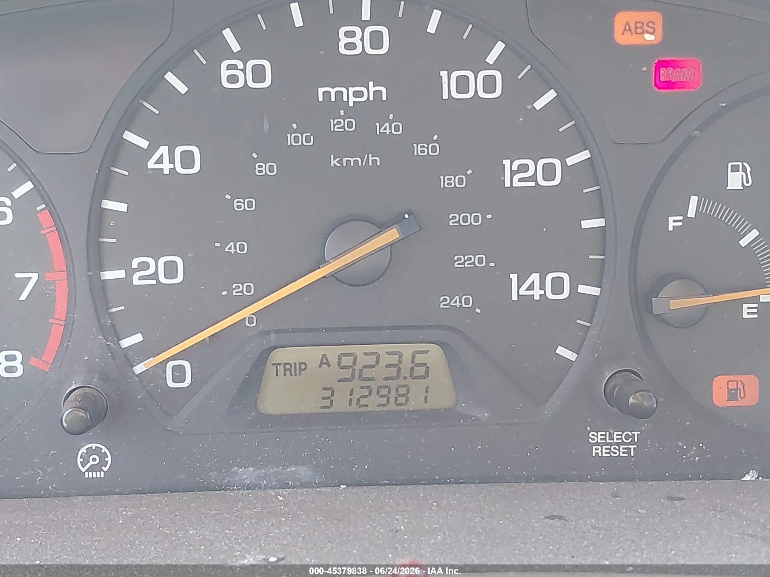 1999 Honda Accord Lx V6 Серебряный vin: 1HGCG1649XA011402