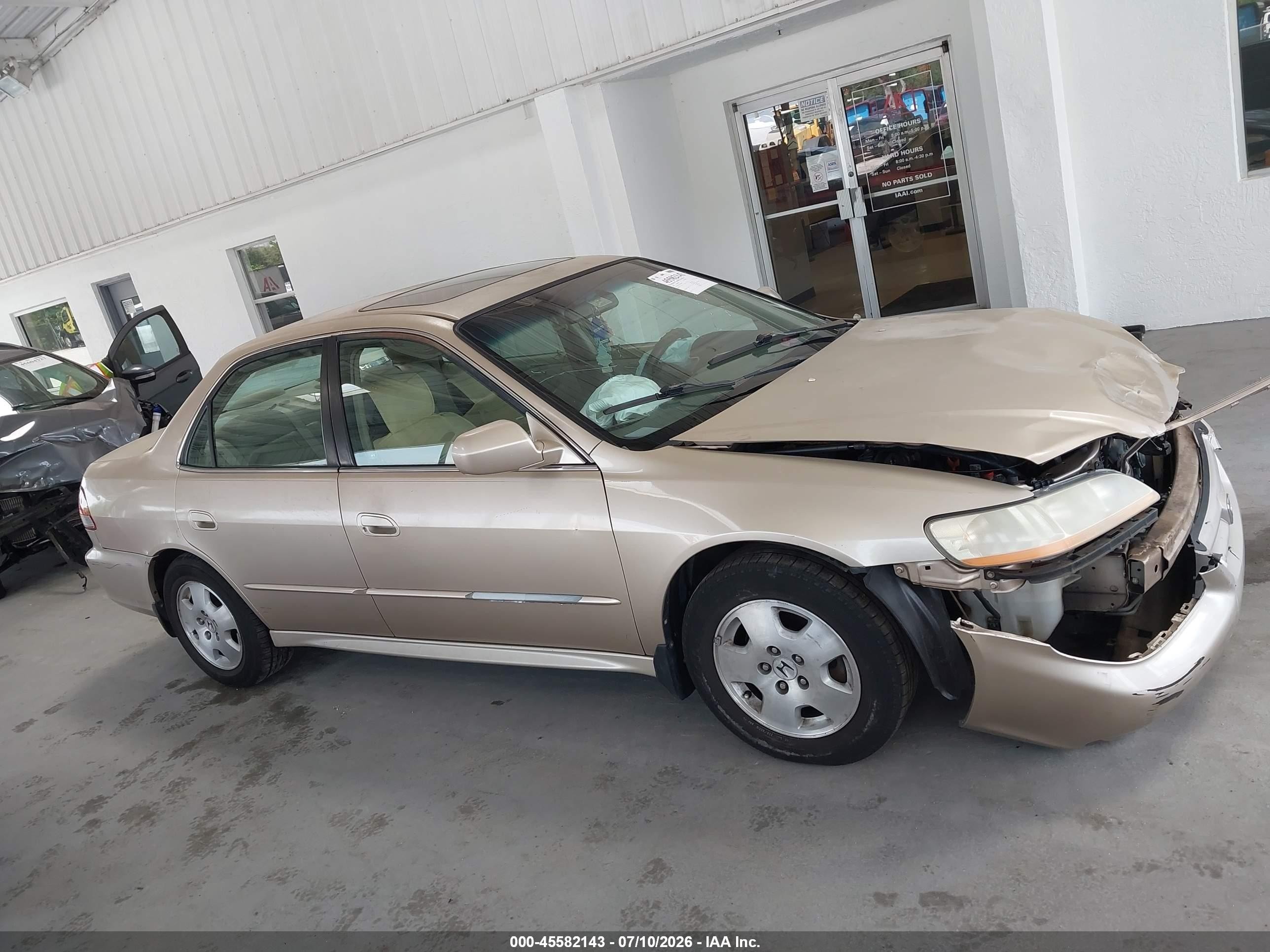 2001 Honda Accord 3.0 Ex Gold vin: 1HGCG16501A000269