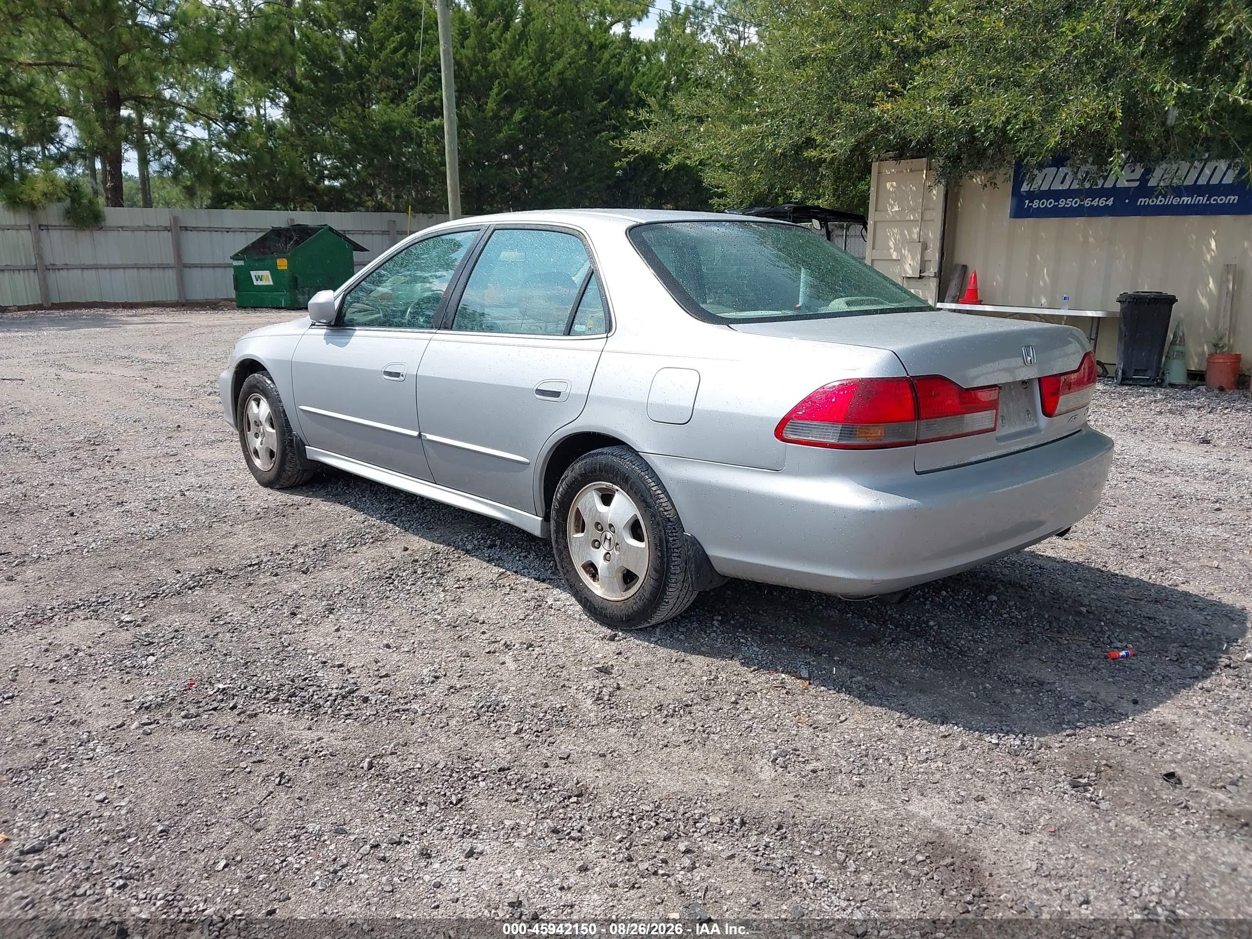2001 Honda Accord 3.0 Ex Silver vin: 1HGCG16501A002331