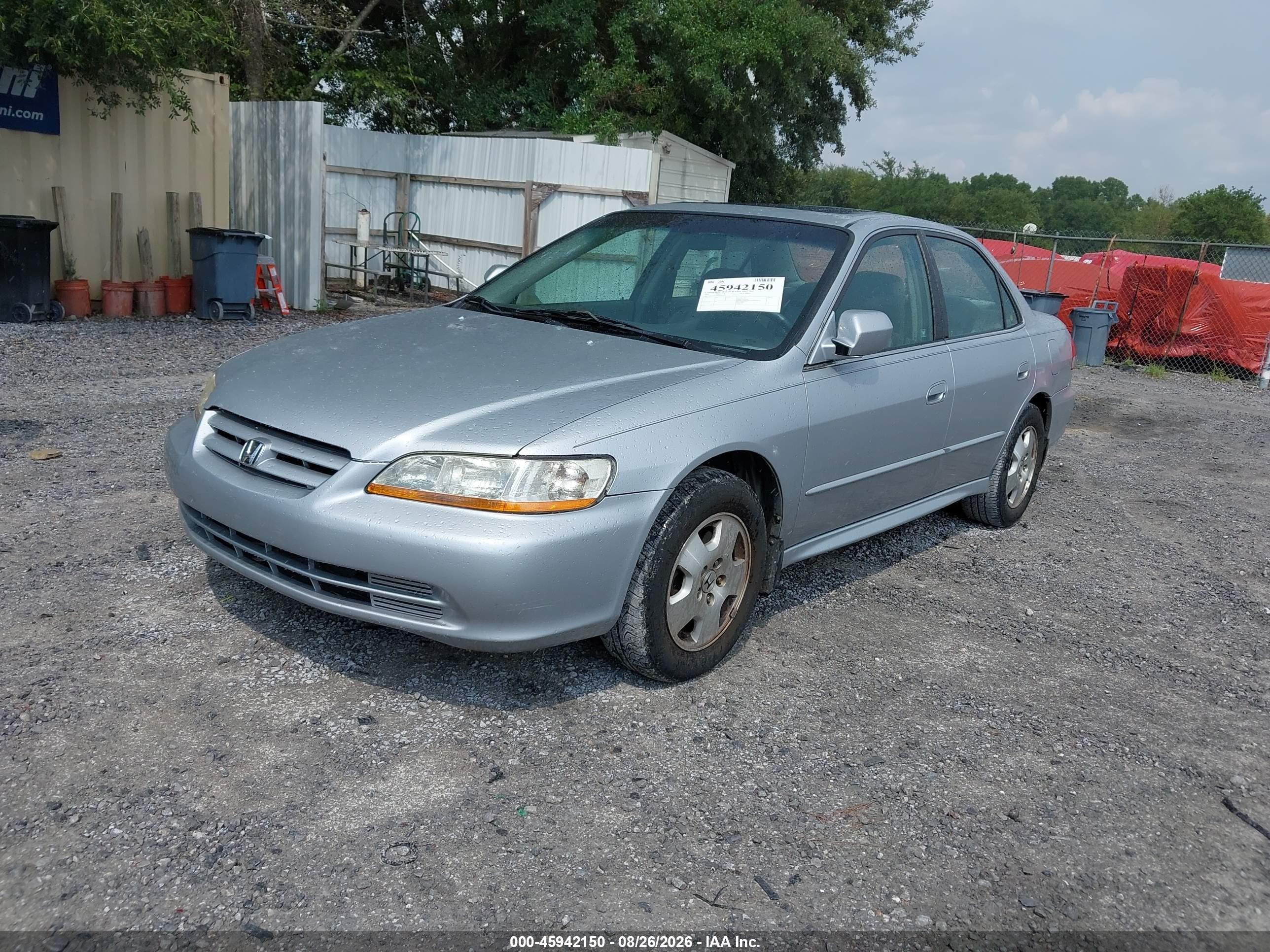 2001 Honda Accord 3.0 Ex Silver vin: 1HGCG16501A002331