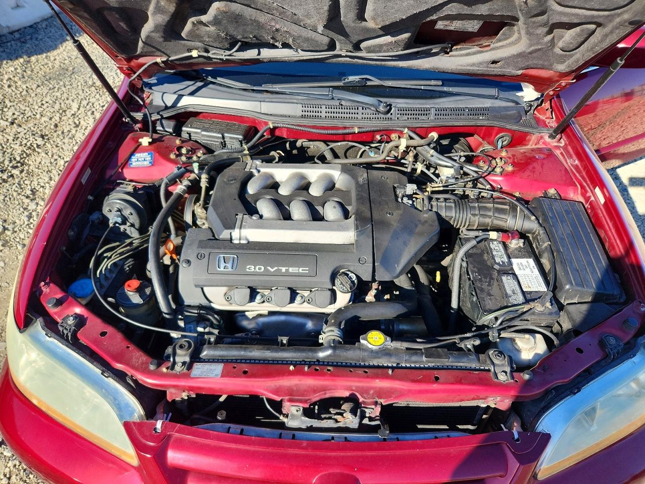 2001 Honda Accord Ex Red vin: 1HGCG16501A023289