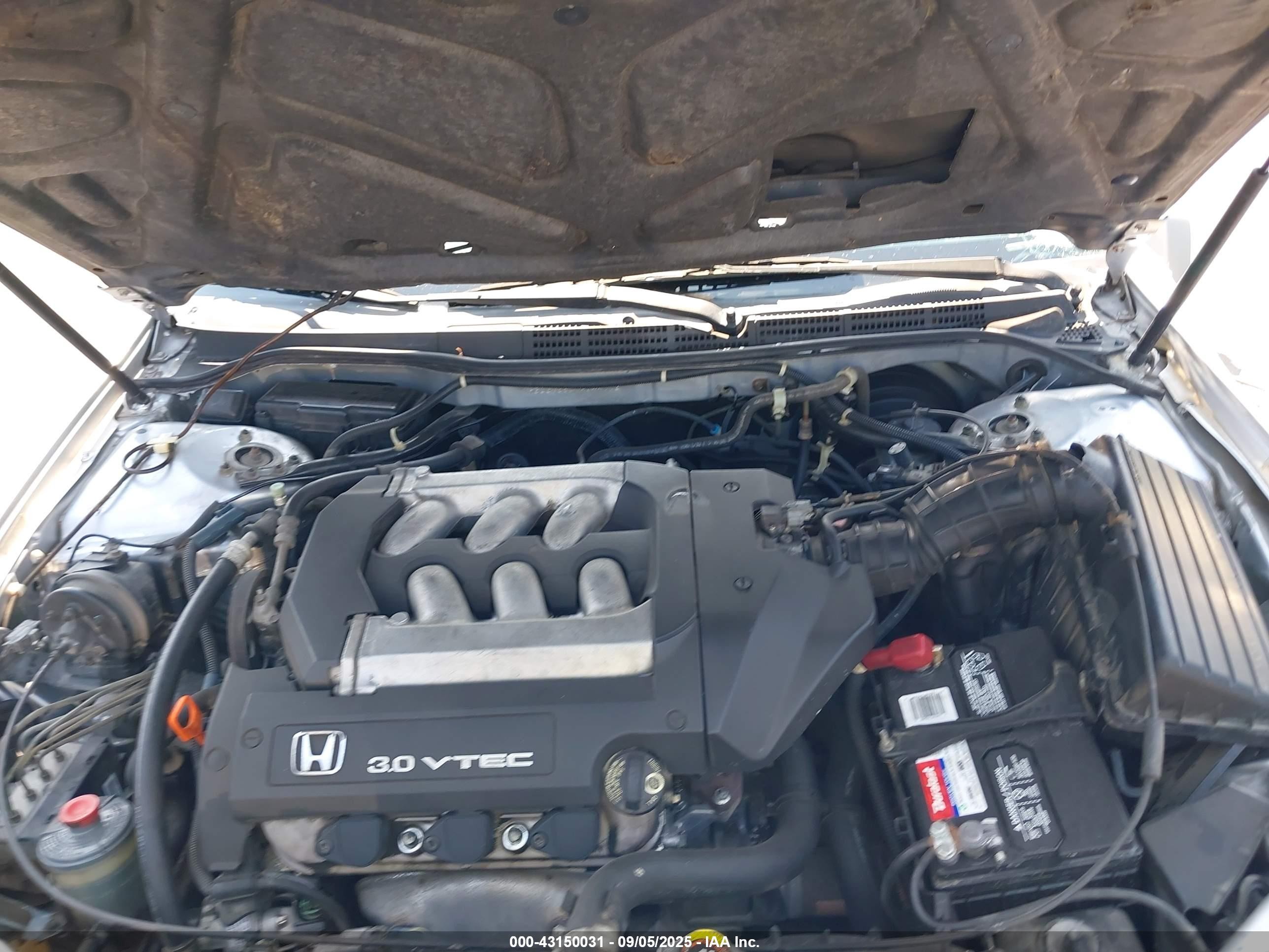2001 Honda Accord 3.0 Ex Silver vin: 1HGCG16501A044773
