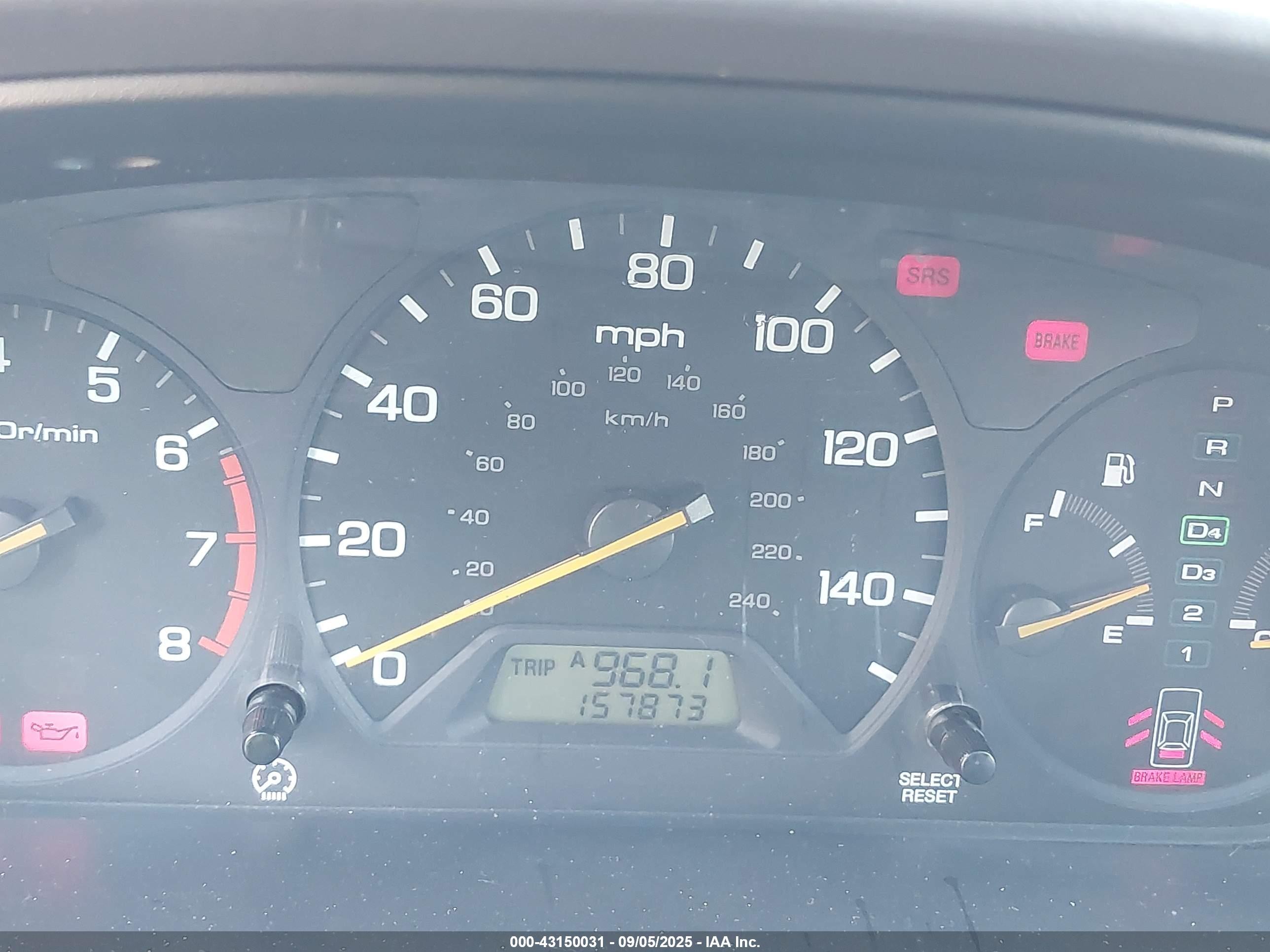 2001 Honda Accord 3.0 Ex Silver vin: 1HGCG16501A044773