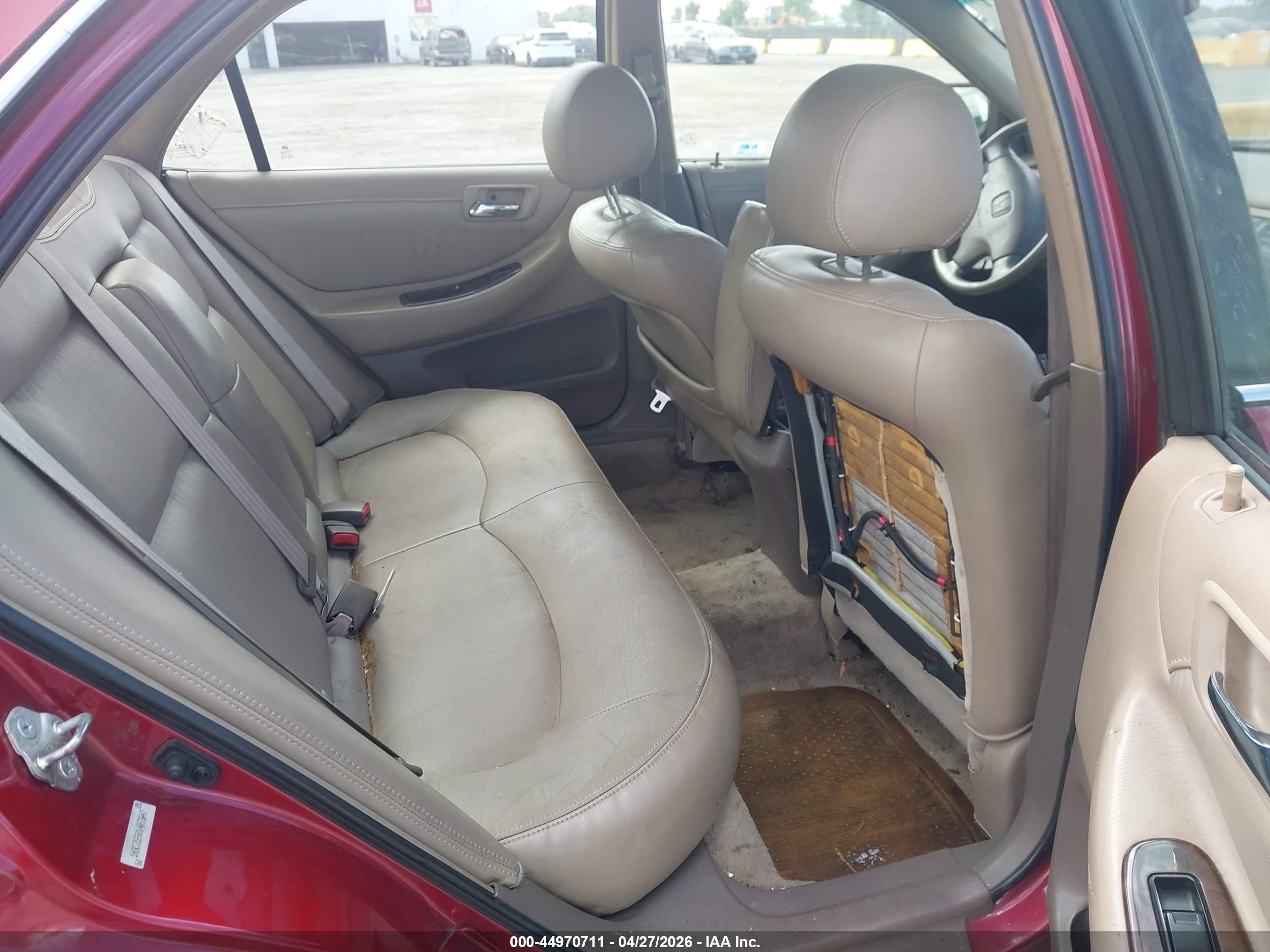 2001 Honda Accord 3.0 Ex Red vin: 1HGCG16501A069947