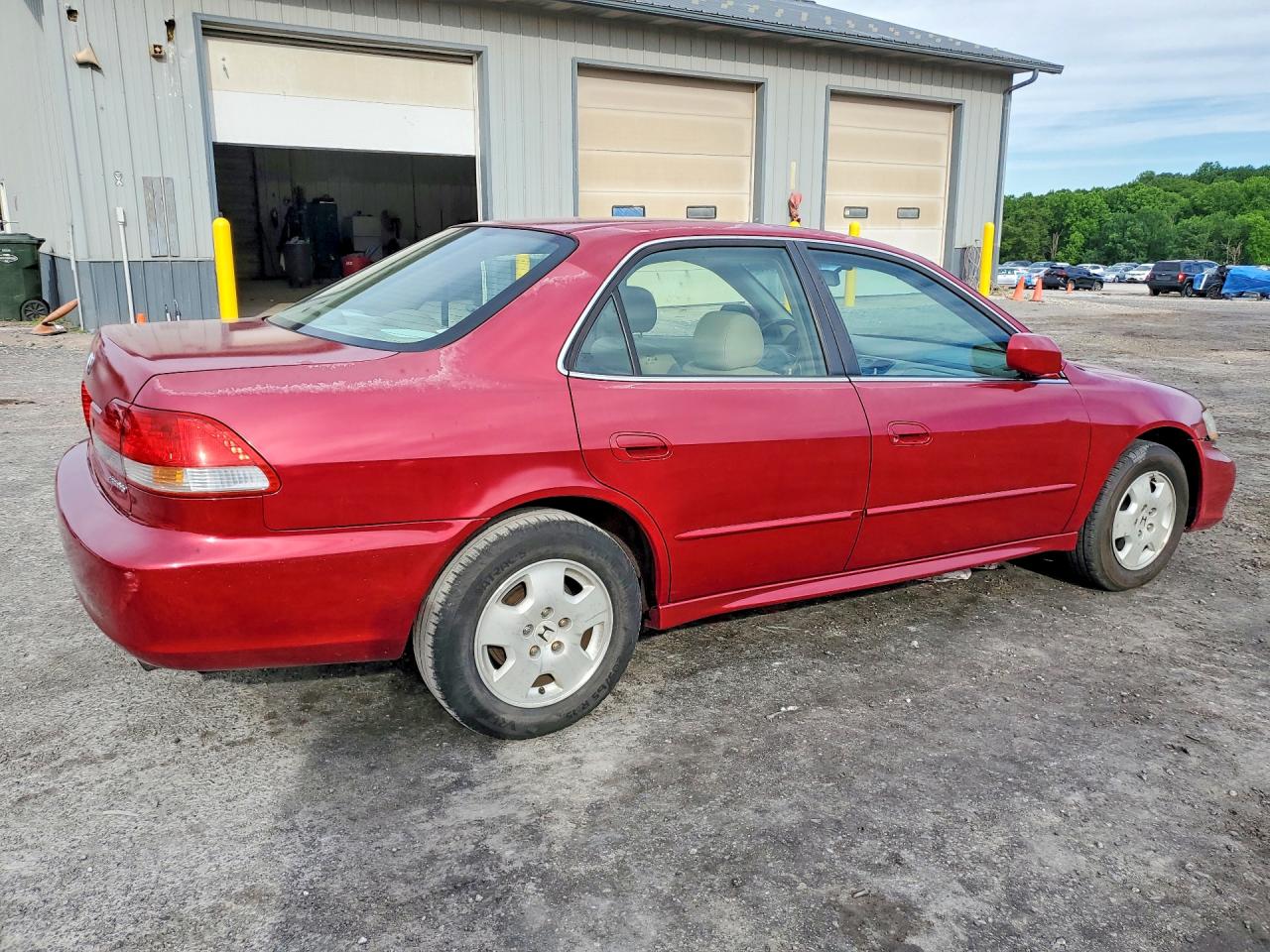 2002 Honda Accord Ex Red vin: 1HGCG16502A026209