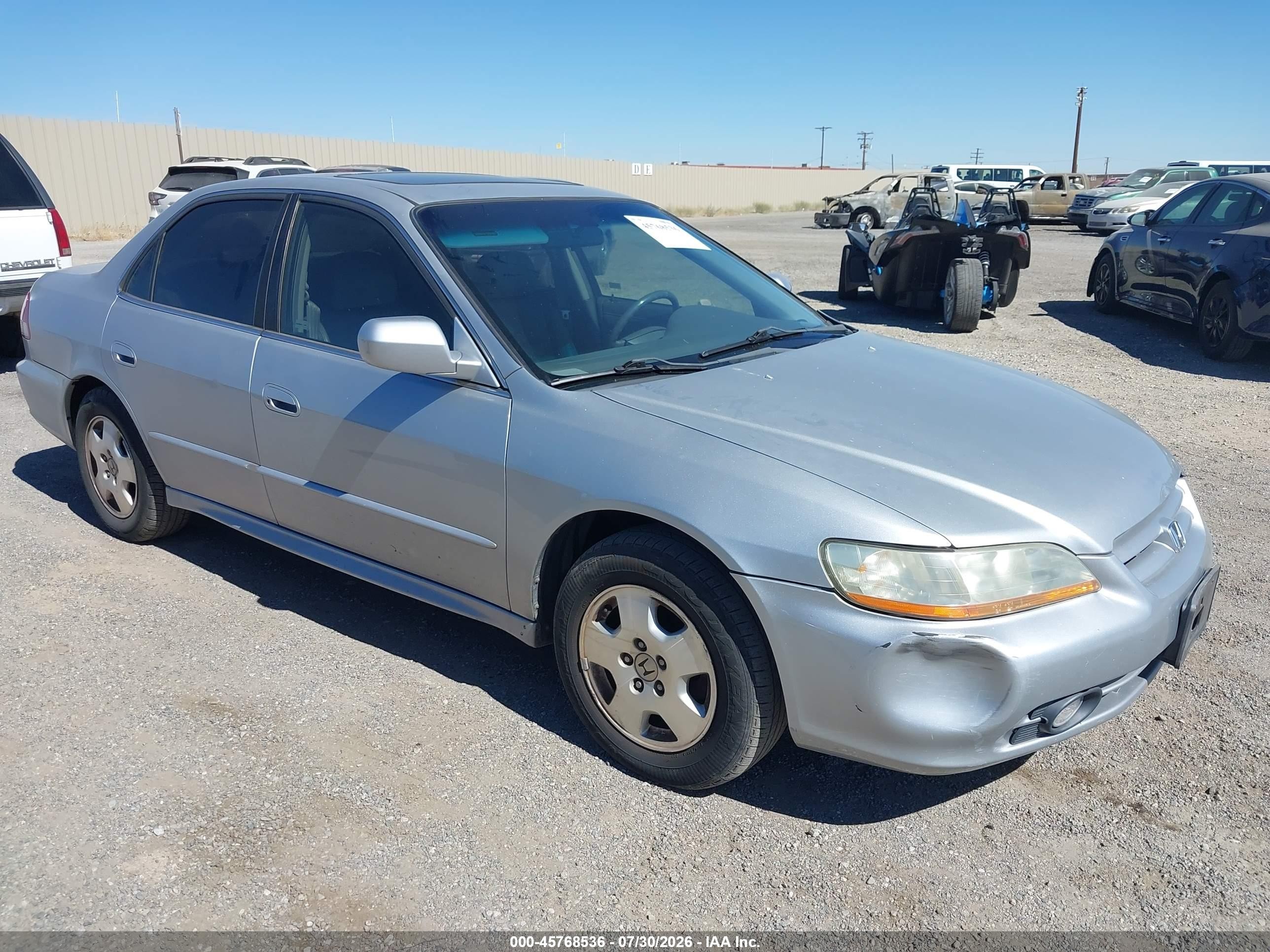 2002 Honda Accord 3.0 Ex Silver vin: 1HGCG16502A053216