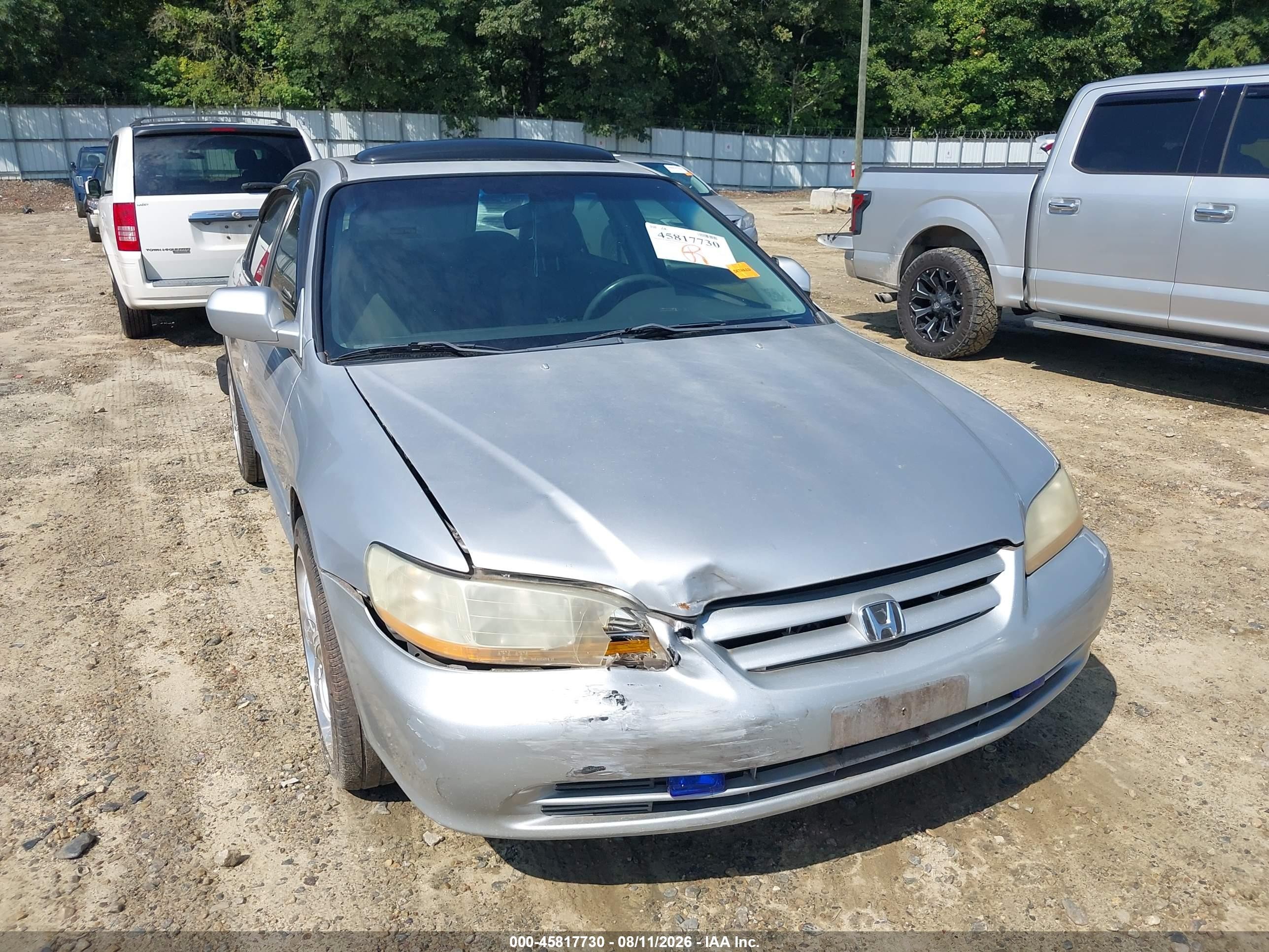 2002 Honda Accord 3.0 Ex Silver vin: 1HGCG16502A070405