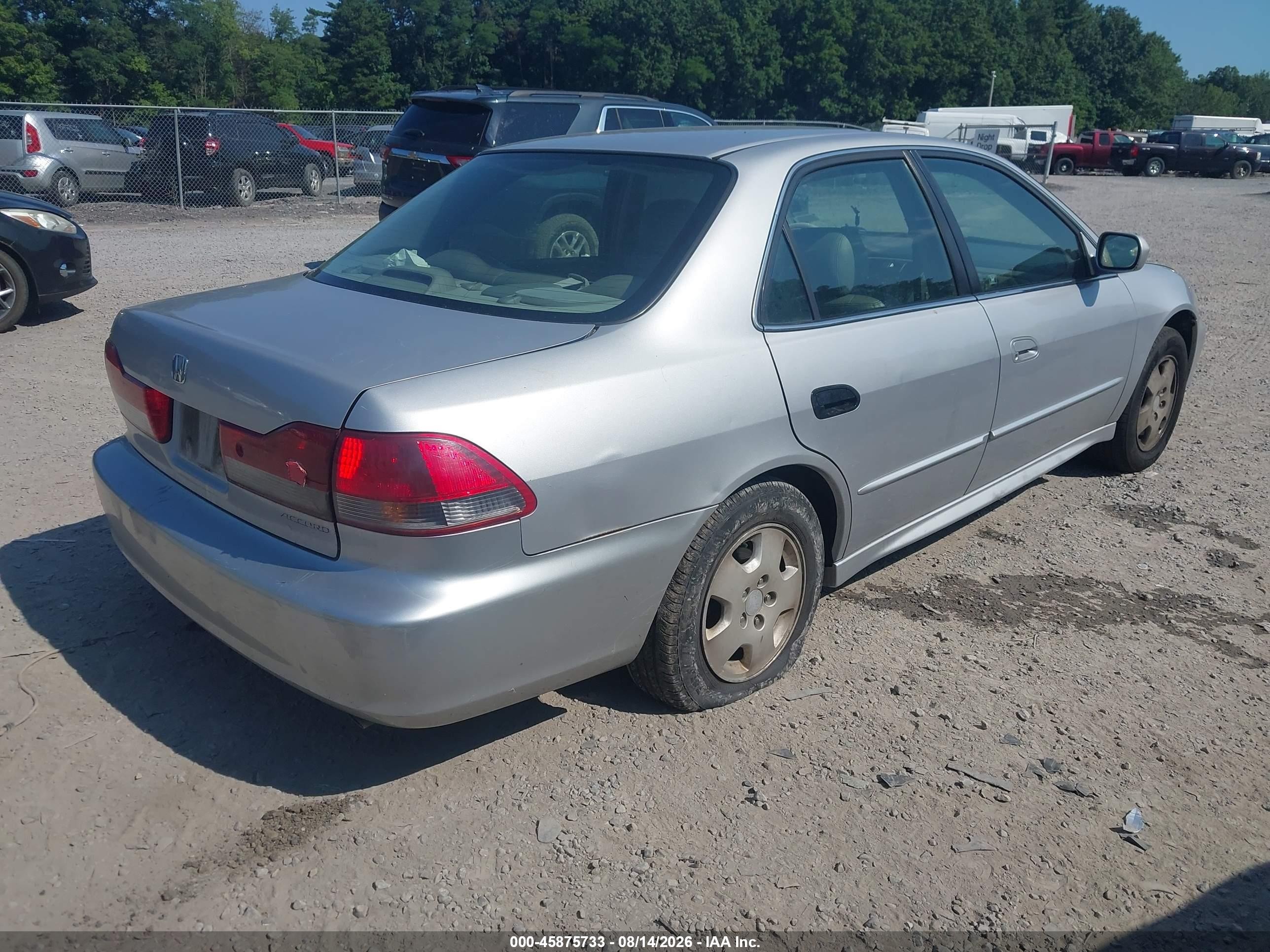 2002 Honda Accord 3.0 Ex Silver vin: 1HGCG16502A075720