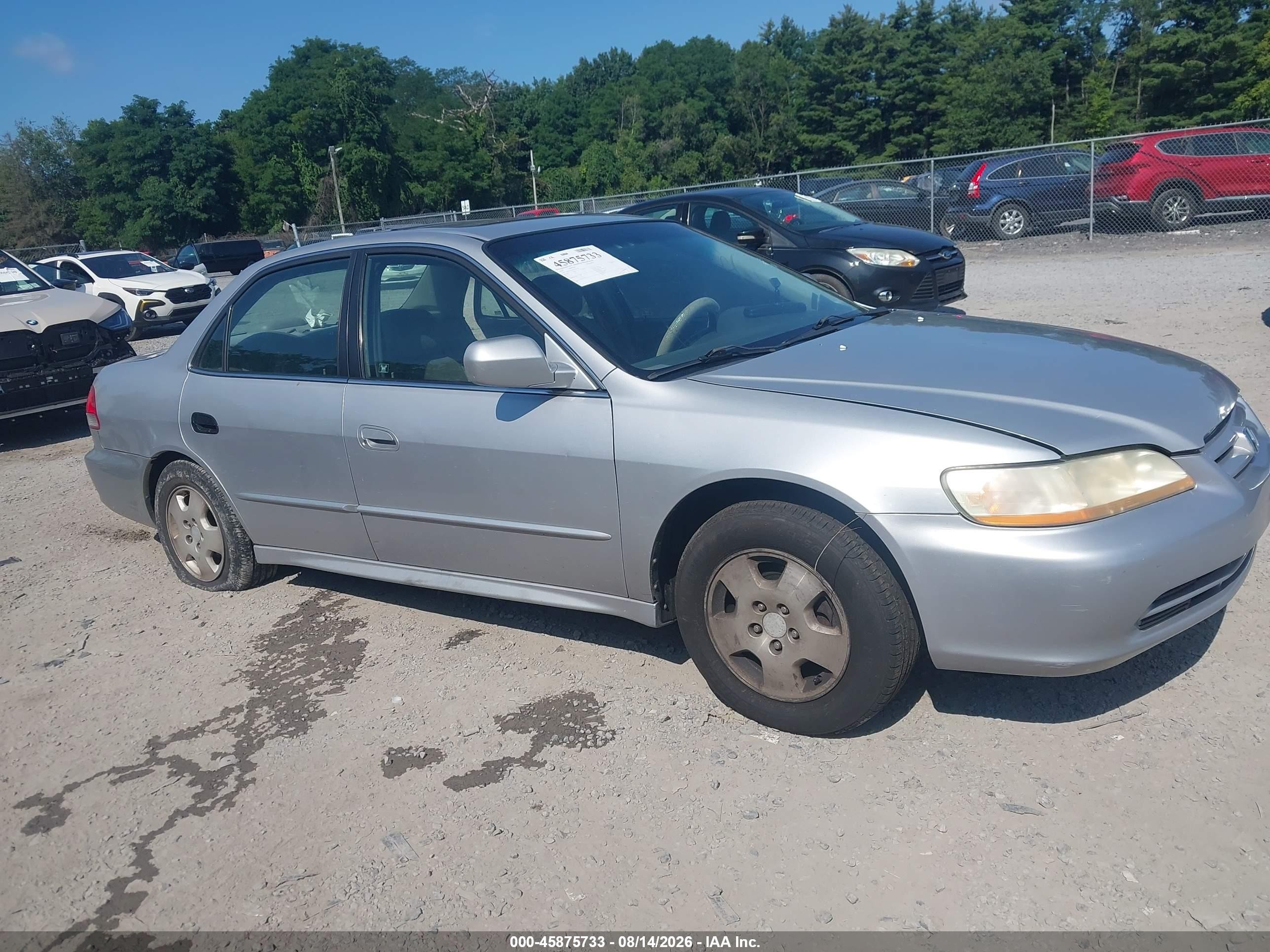 2002 Honda Accord 3.0 Ex Silver vin: 1HGCG16502A075720