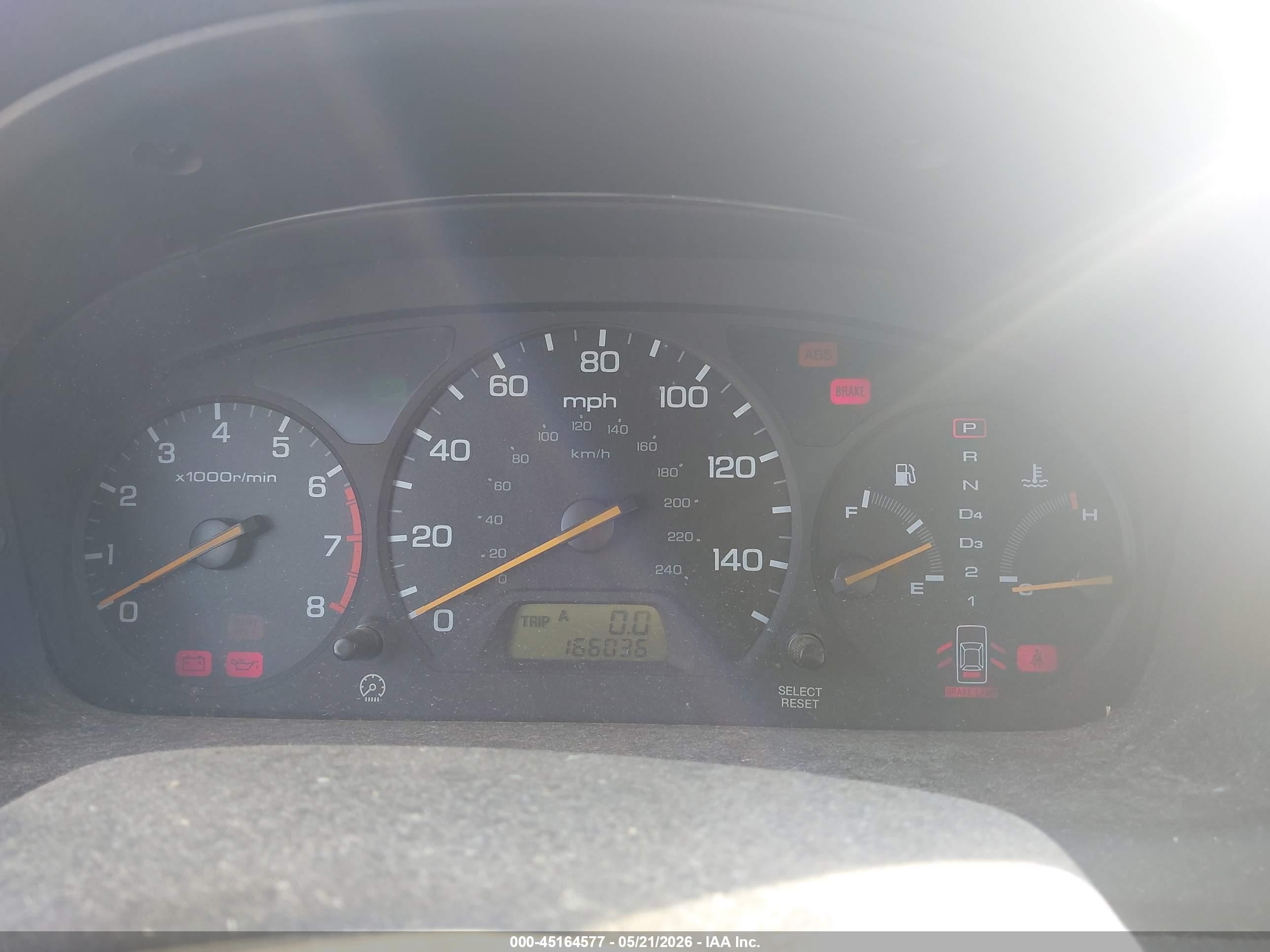 1999 Honda Accord Ex V6 Green vin: 1HGCG1650XA018540