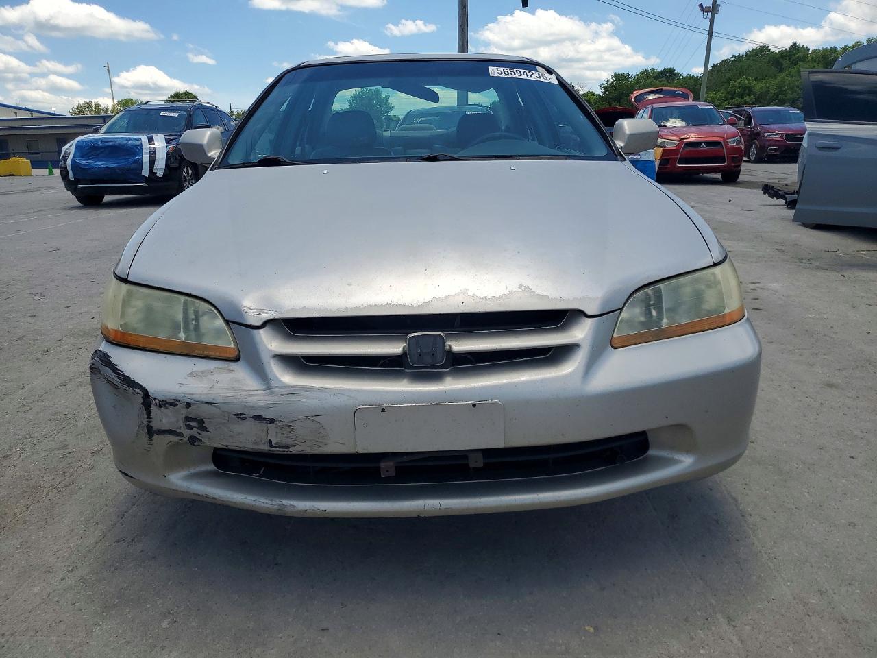 1999 Honda Accord Ex Silver vin: 1HGCG1650XA040585