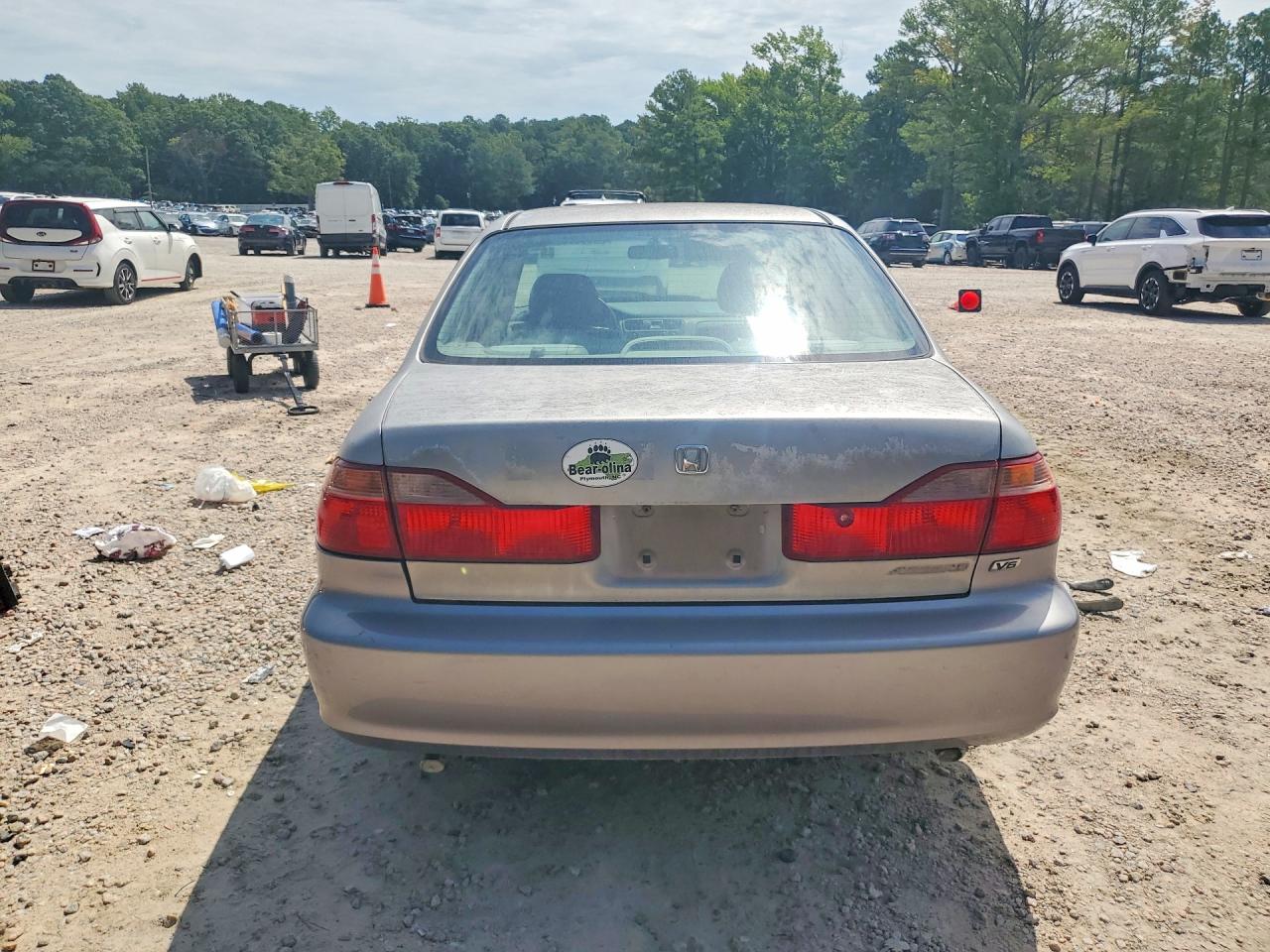 2000 Honda Accord Ex Silver vin: 1HGCG1650YA021066