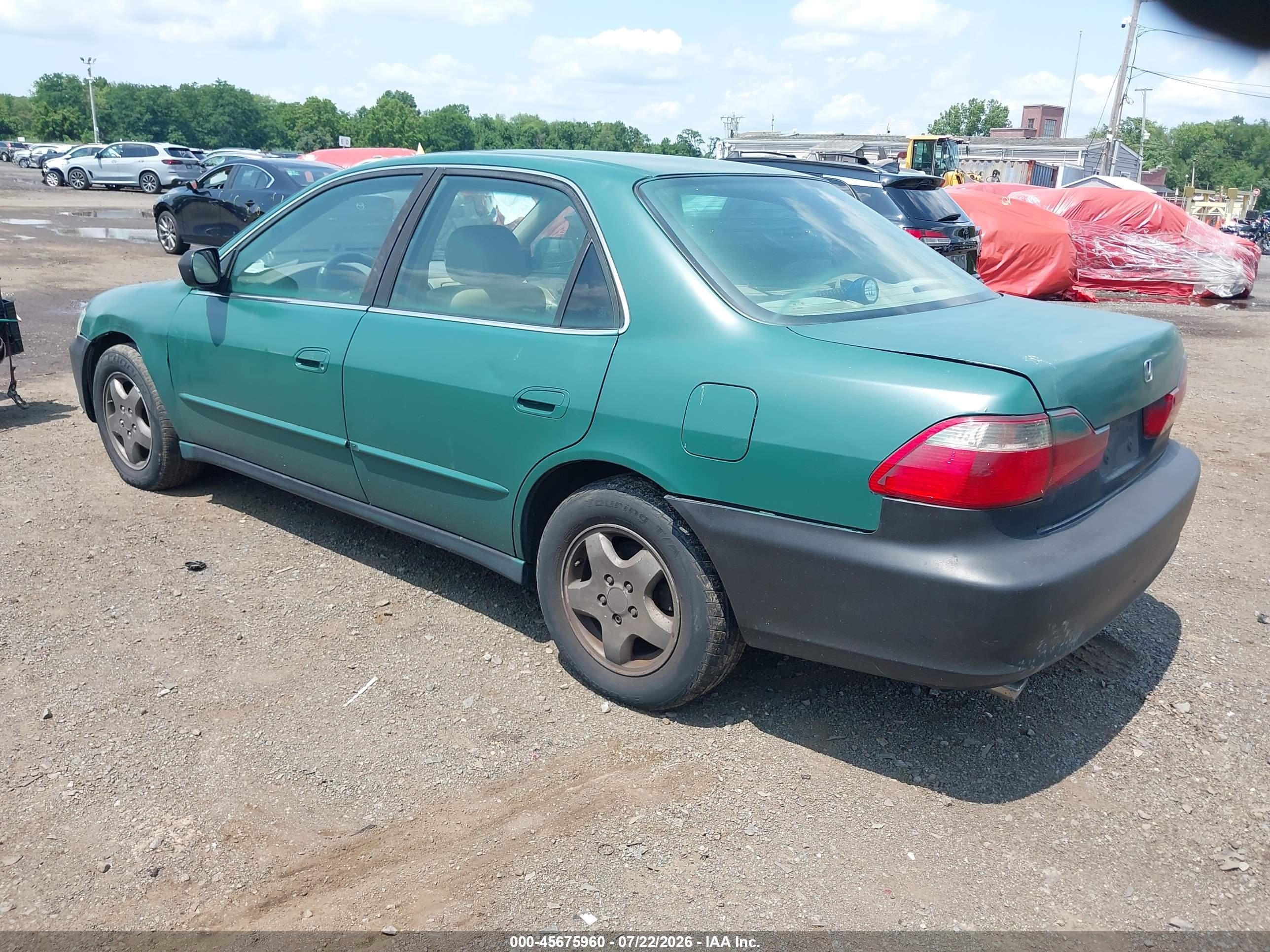 2000 Honda Accord 3.0 Ex Green vin: 1HGCG1650YA068663