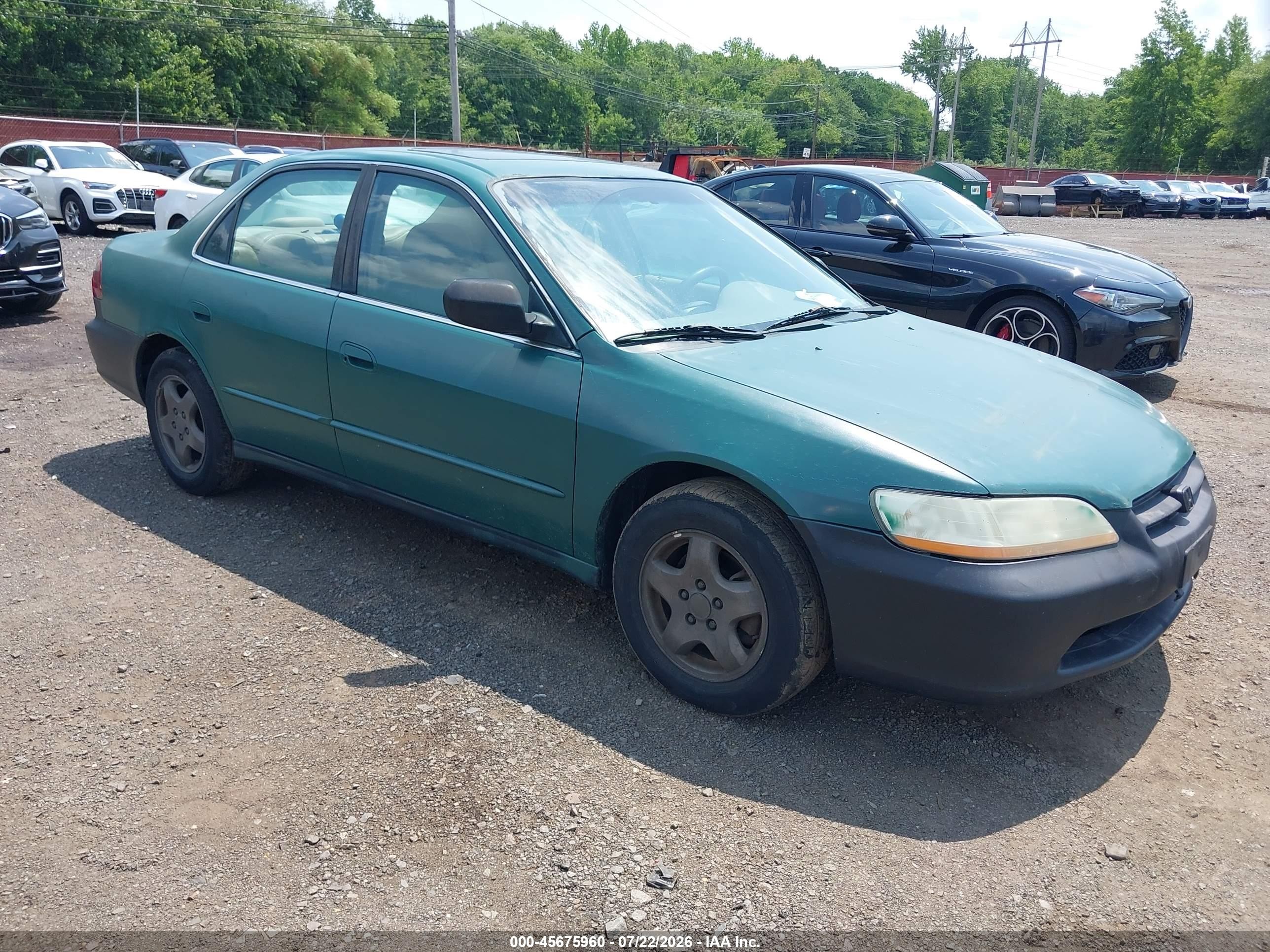 2000 Honda Accord 3.0 Ex Green vin: 1HGCG1650YA068663