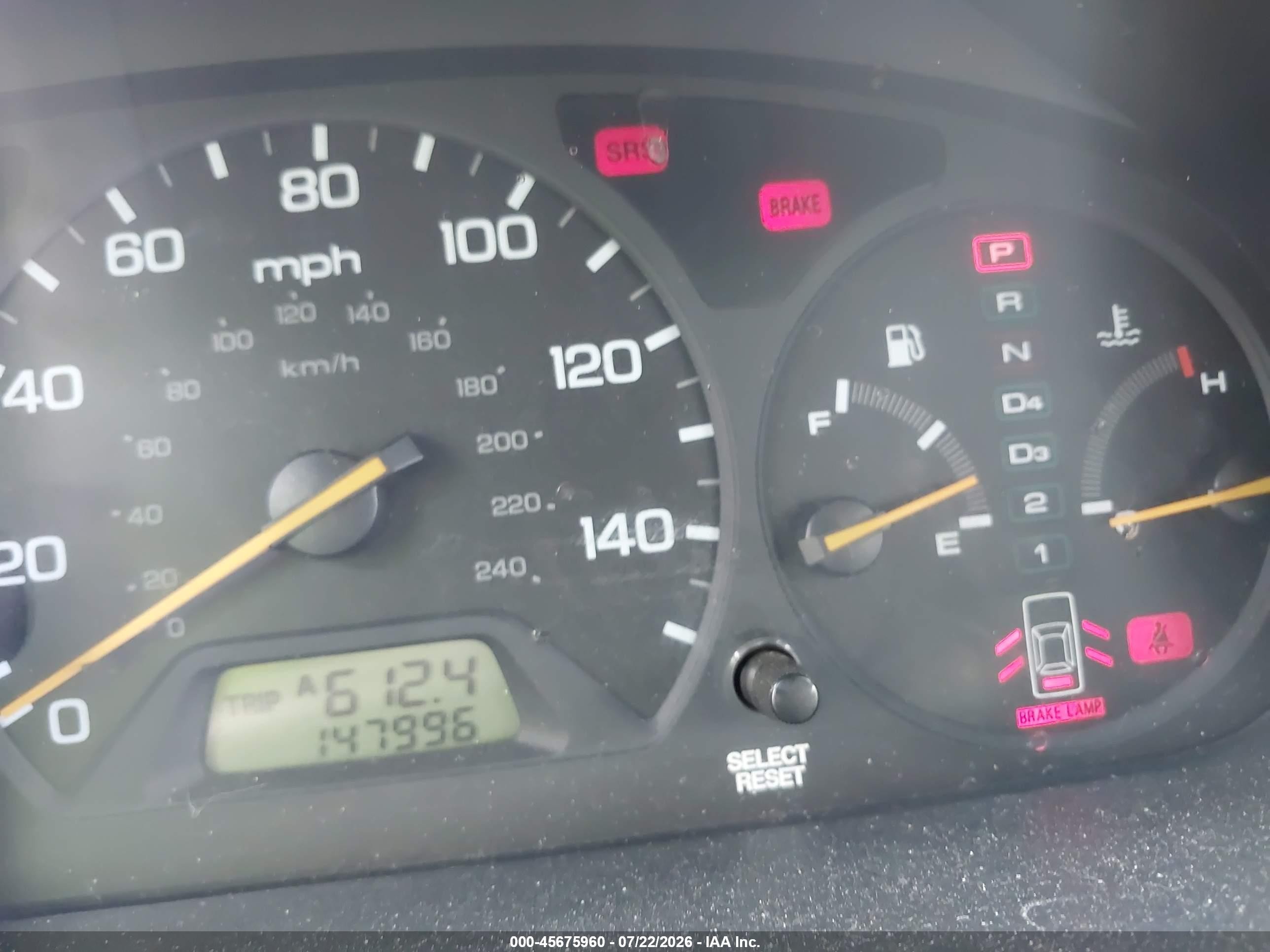 2000 Honda Accord 3.0 Ex Green vin: 1HGCG1650YA068663