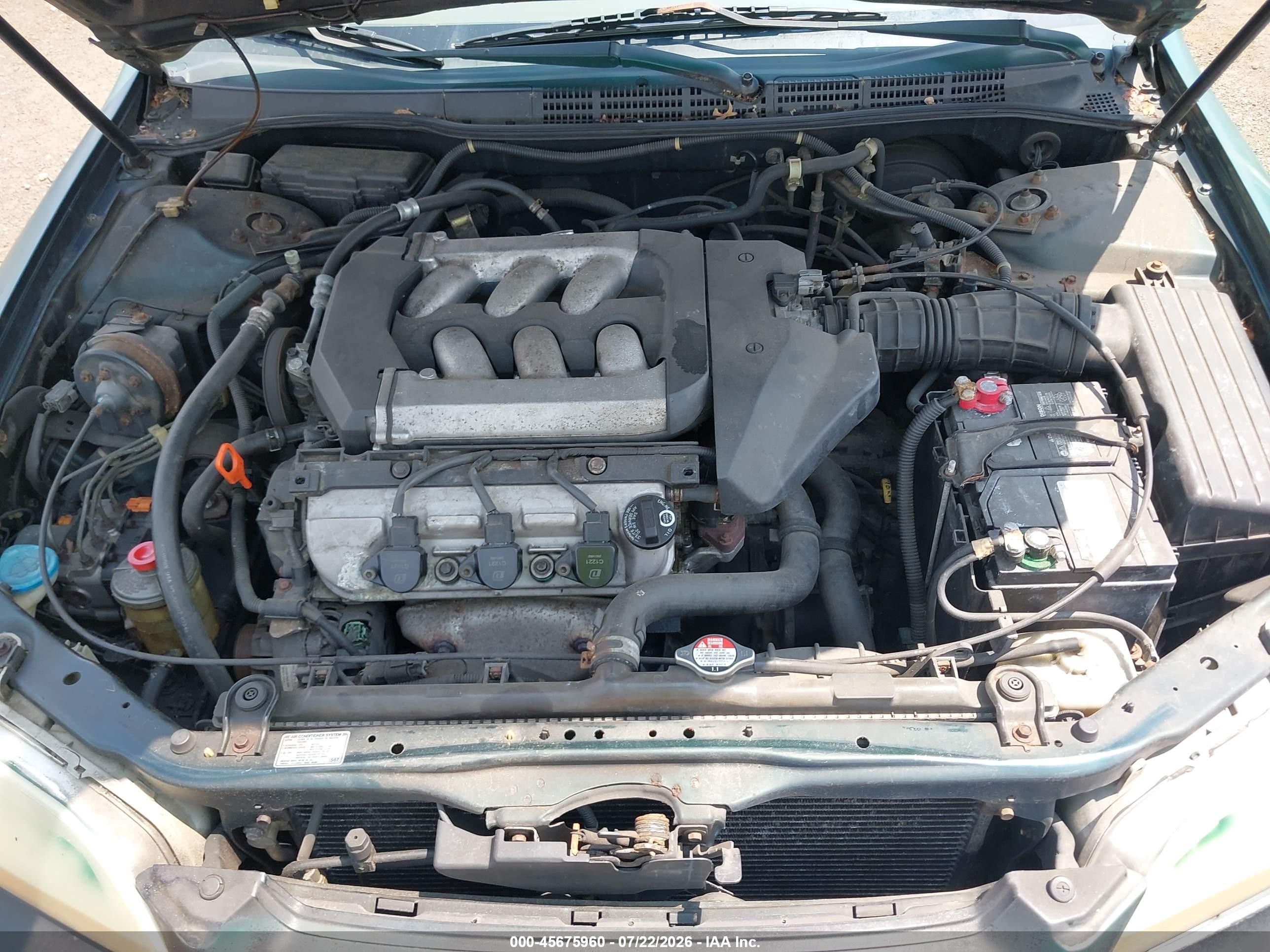 2000 Honda Accord 3.0 Ex Green vin: 1HGCG1650YA068663