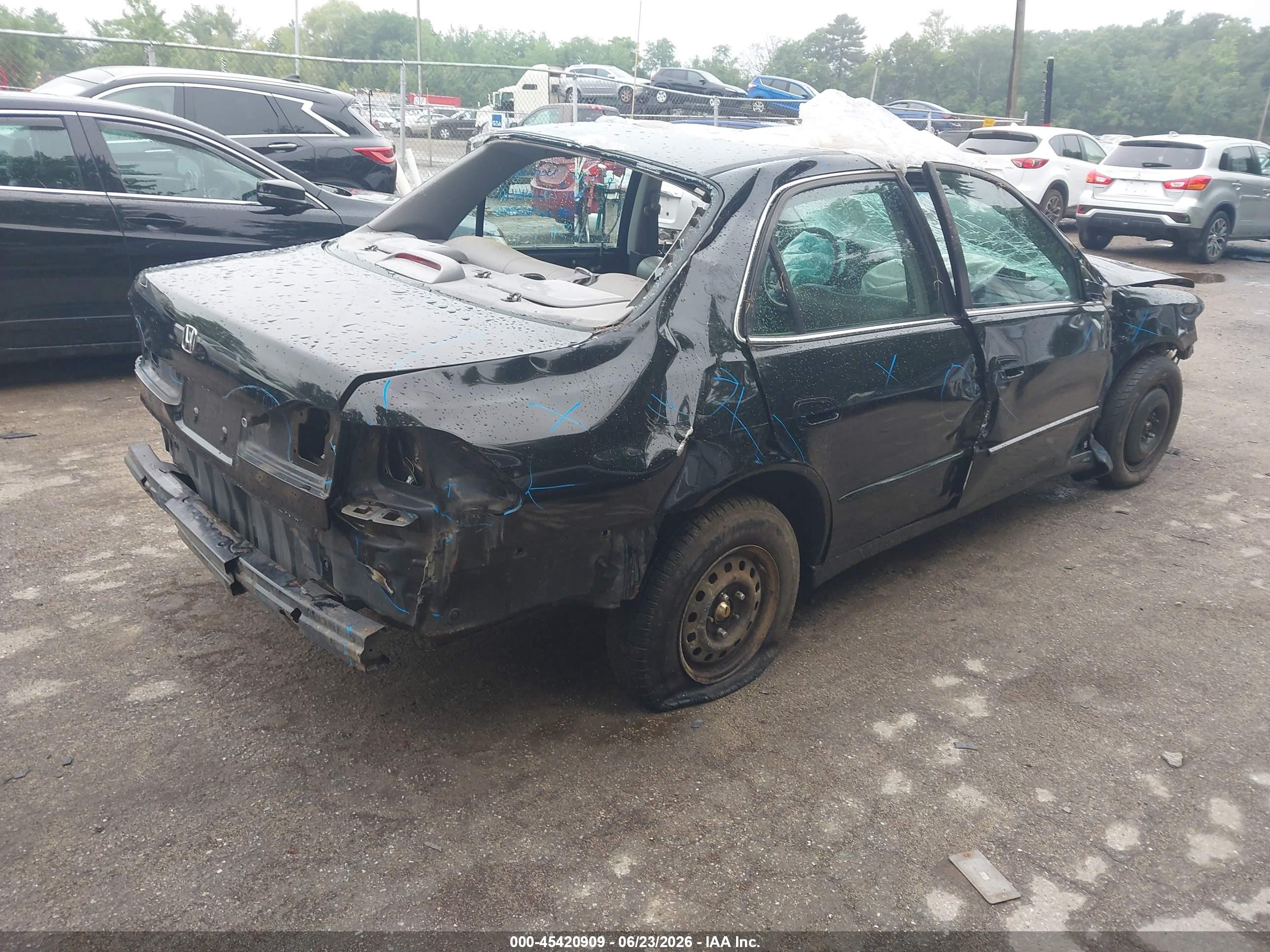 2000 Honda Accord 3.0 Ex Black vin: 1HGCG1650YA099394