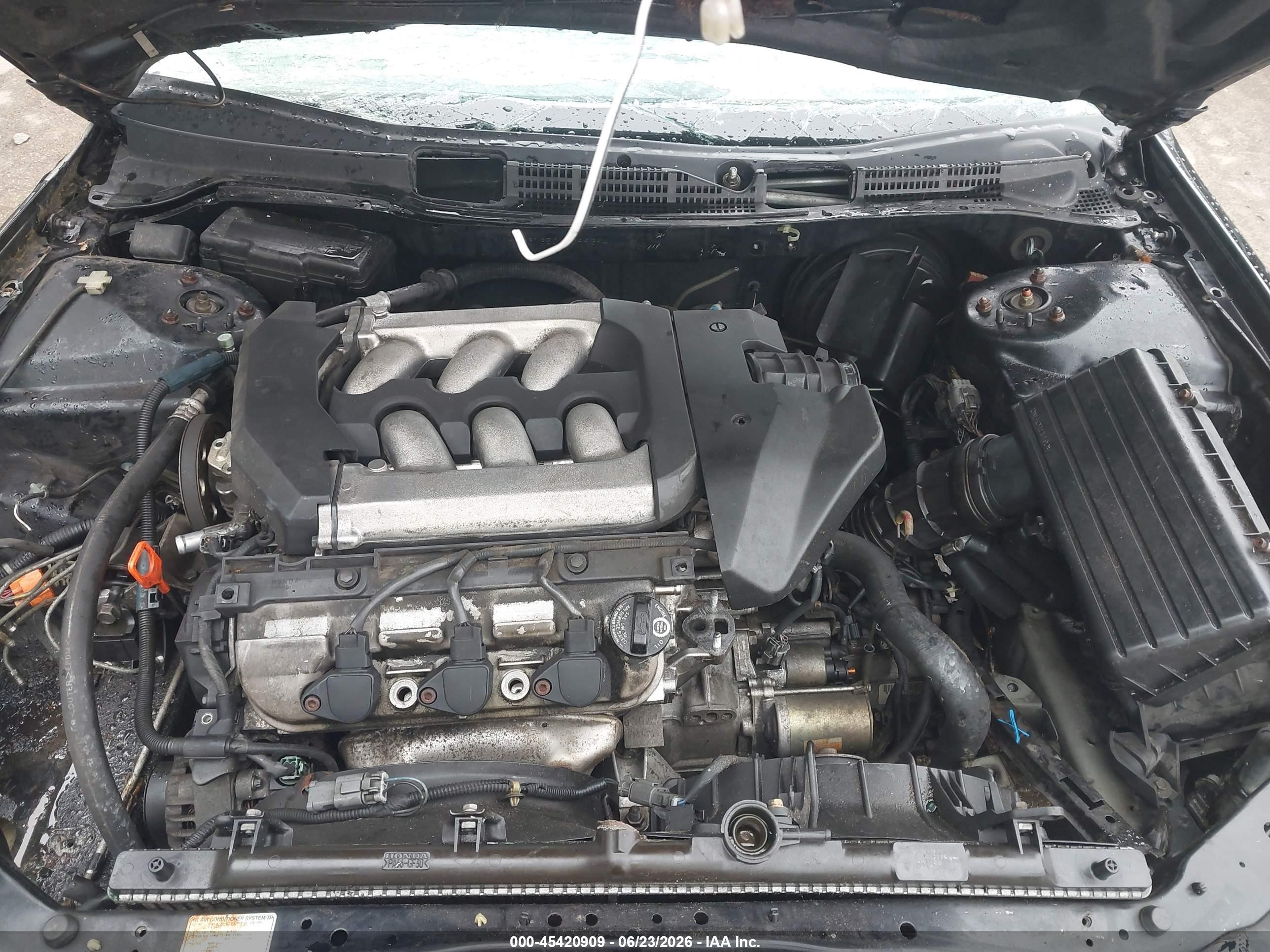 2000 Honda Accord 3.0 Ex Black vin: 1HGCG1650YA099394