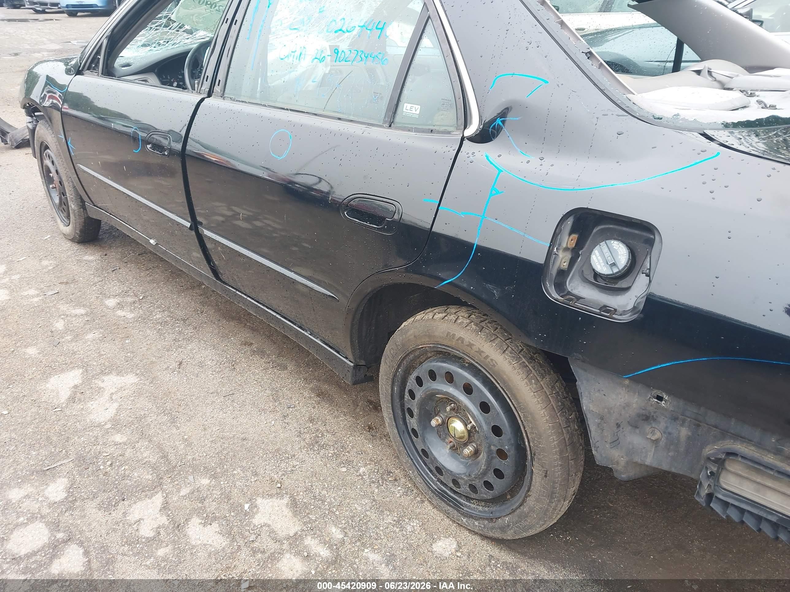 2000 Honda Accord 3.0 Ex Black vin: 1HGCG1650YA099394