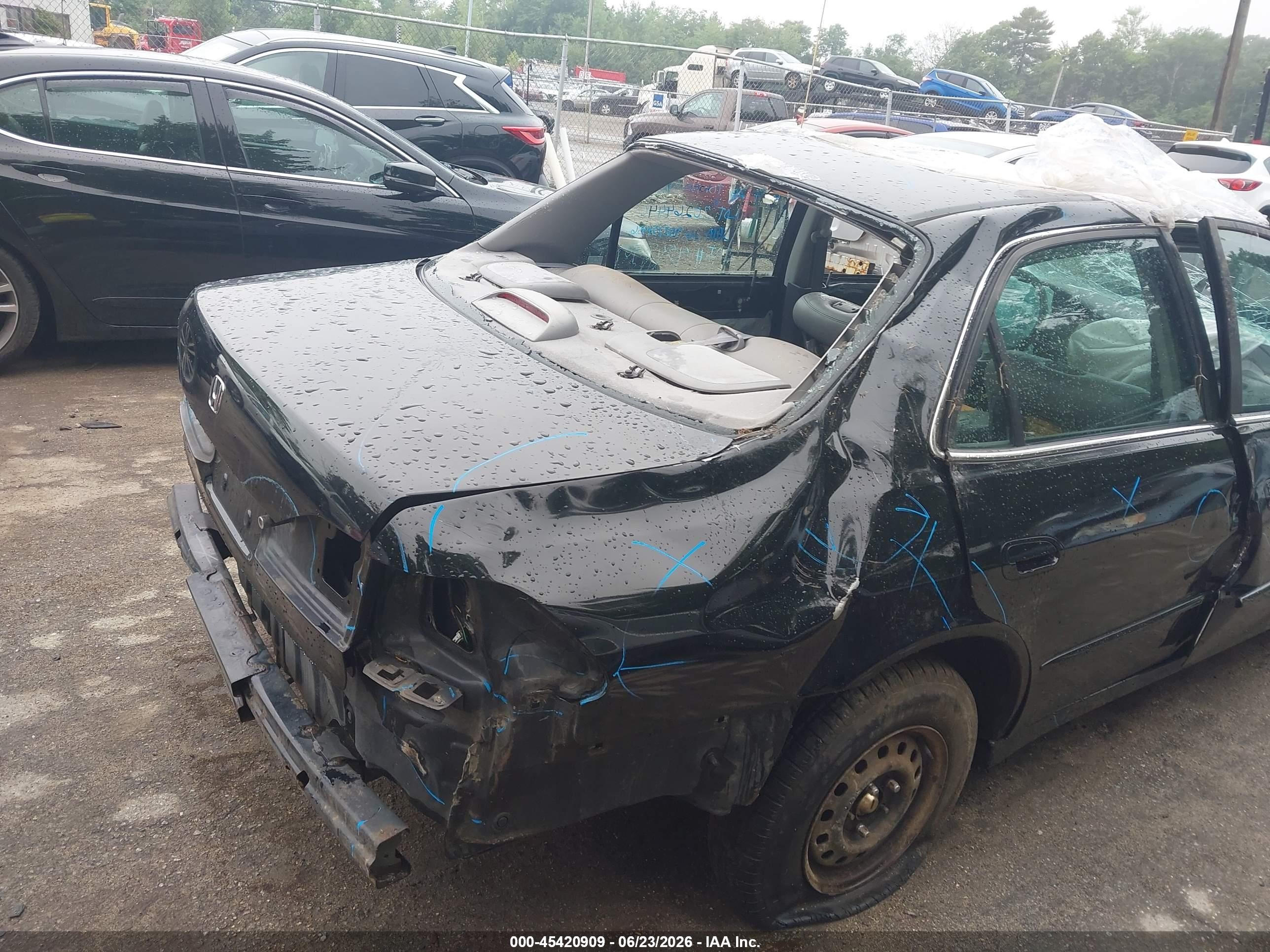2000 Honda Accord 3.0 Ex Black vin: 1HGCG1650YA099394
