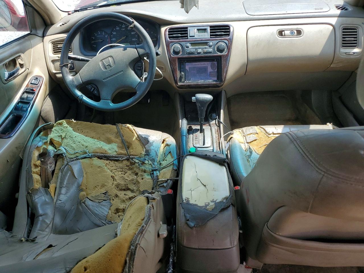 2001 Honda Accord Ex Красный vin: 1HGCG16511A002712