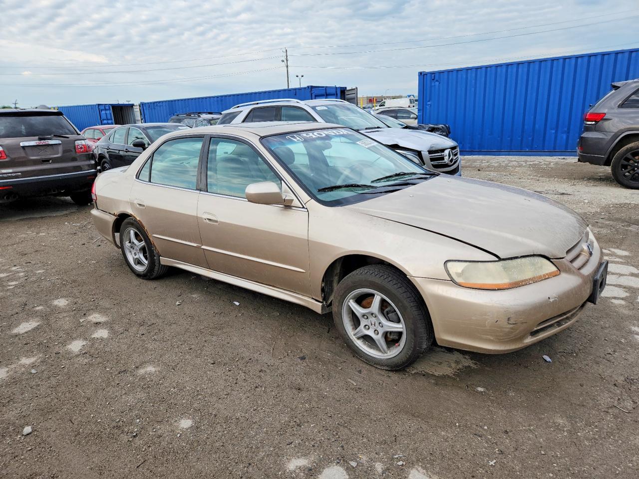 2001 Honda Accord Ex Желто-коричневый vin: 1HGCG16511A007778
