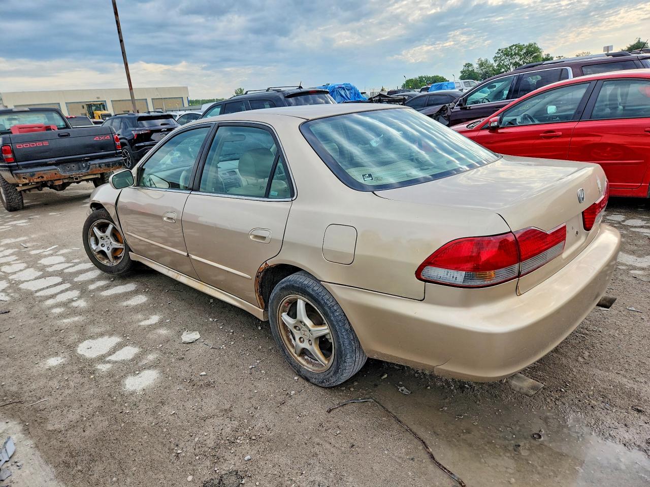 2001 Honda Accord Ex Желто-коричневый vin: 1HGCG16511A007778