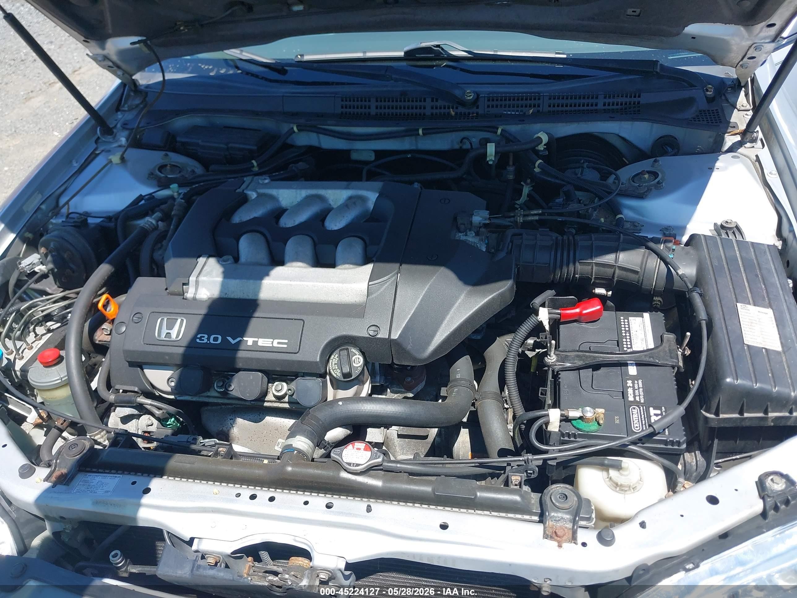 2001 Honda Accord 3.0 Ex Silver vin: 1HGCG16511A078771