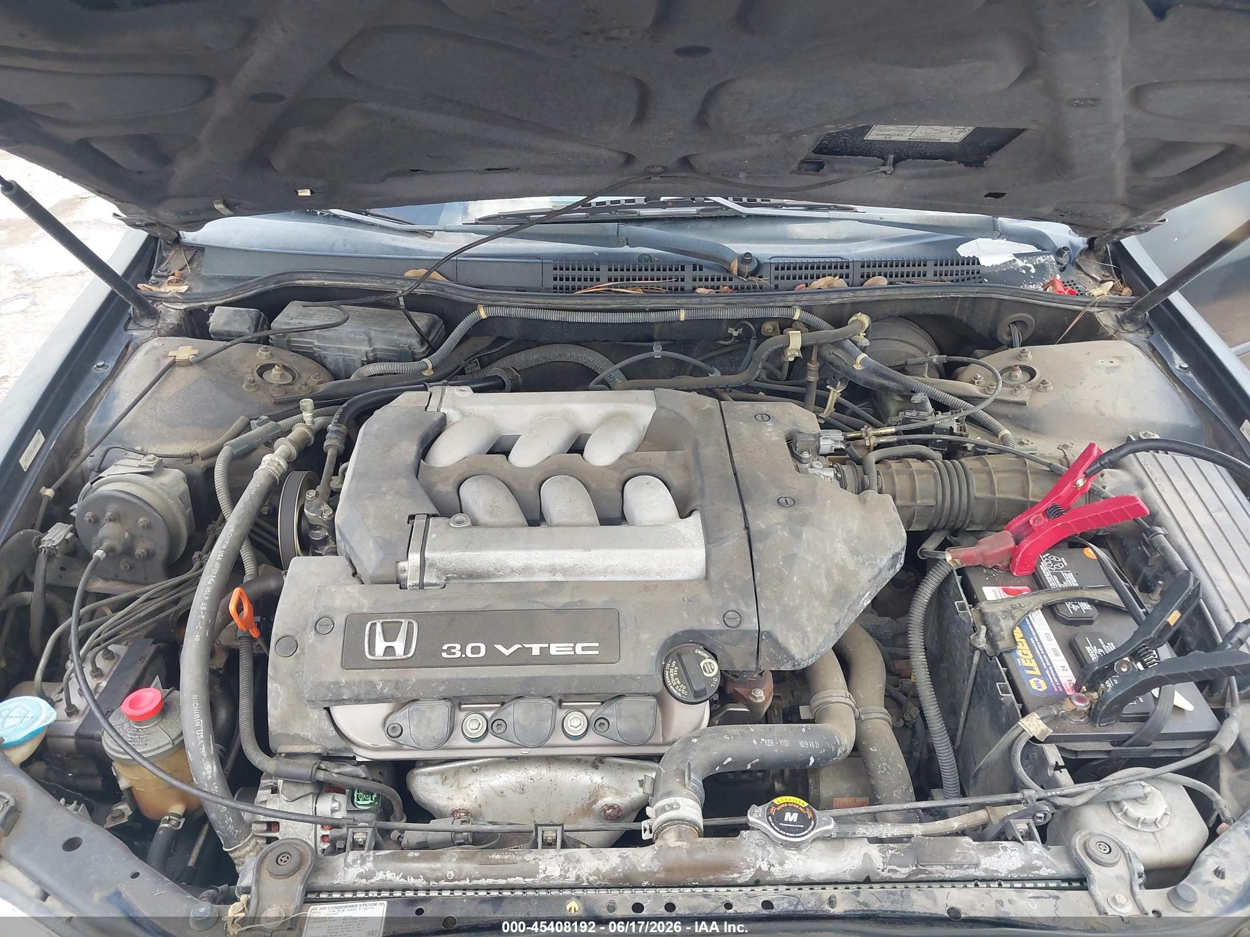 2001 Honda Accord 3.0 Ex Черный vin: 1HGCG16511A086000