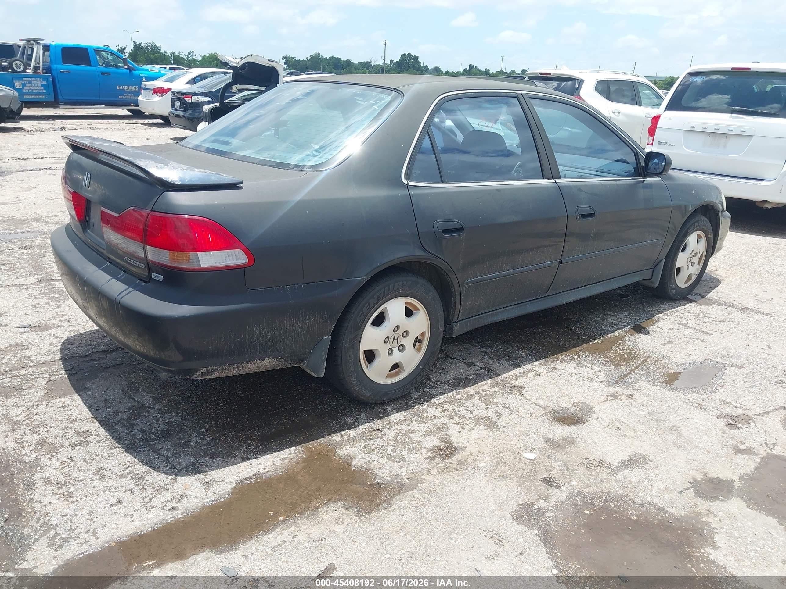 2001 Honda Accord 3.0 Ex Черный vin: 1HGCG16511A086000