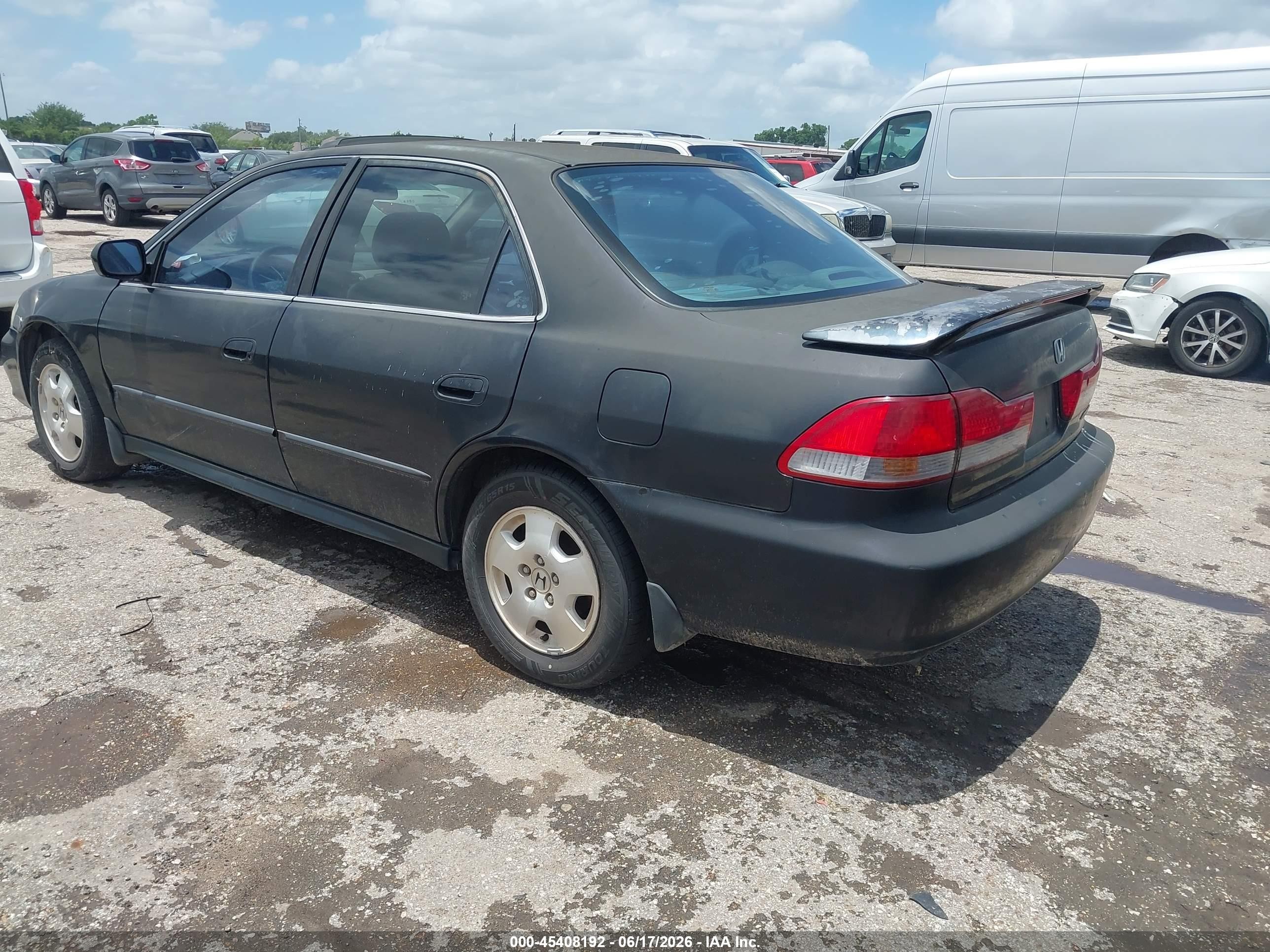 2001 Honda Accord 3.0 Ex Черный vin: 1HGCG16511A086000