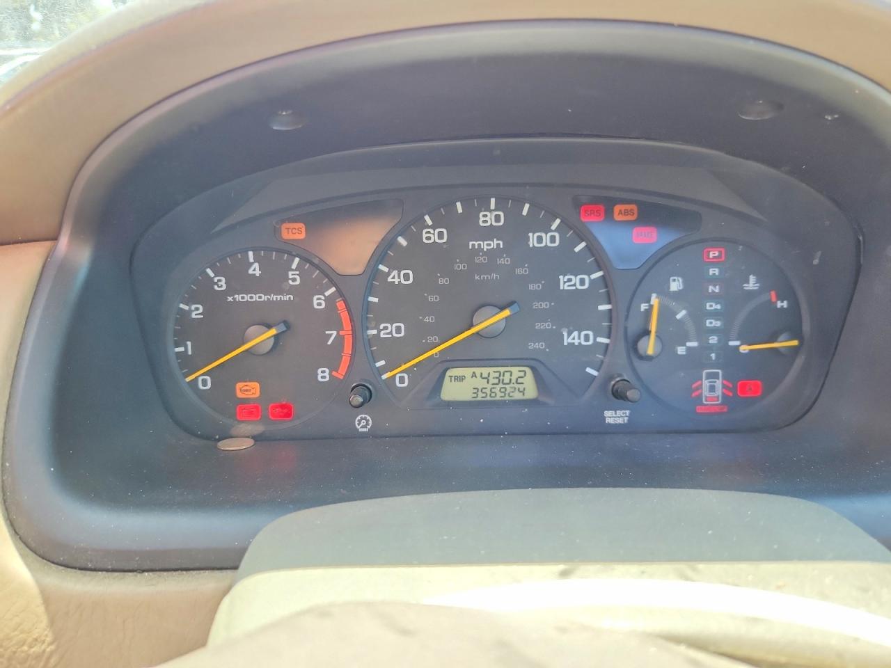2002 Honda Accord Ex Burgundy vin: 1HGCG16512A049465