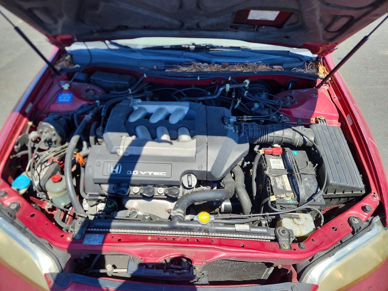 2002 Honda Accord Ex Burgundy vin: 1HGCG16512A049465