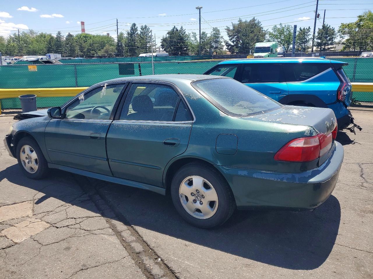 2002 Honda Accord Ex Green vin: 1HGCG16512A052558
