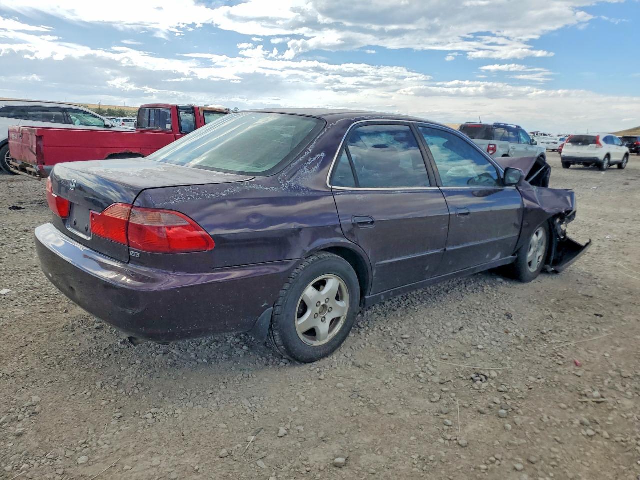 1999 Honda Accord Ex Burgundy vin: 1HGCG1651XA037047
