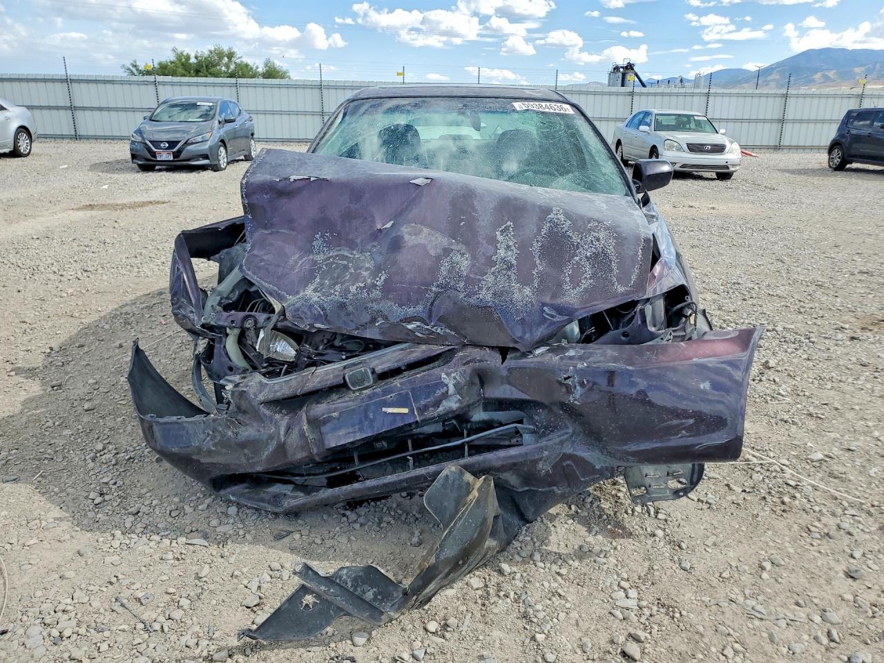 1999 Honda Accord Ex Burgundy vin: 1HGCG1651XA037047
