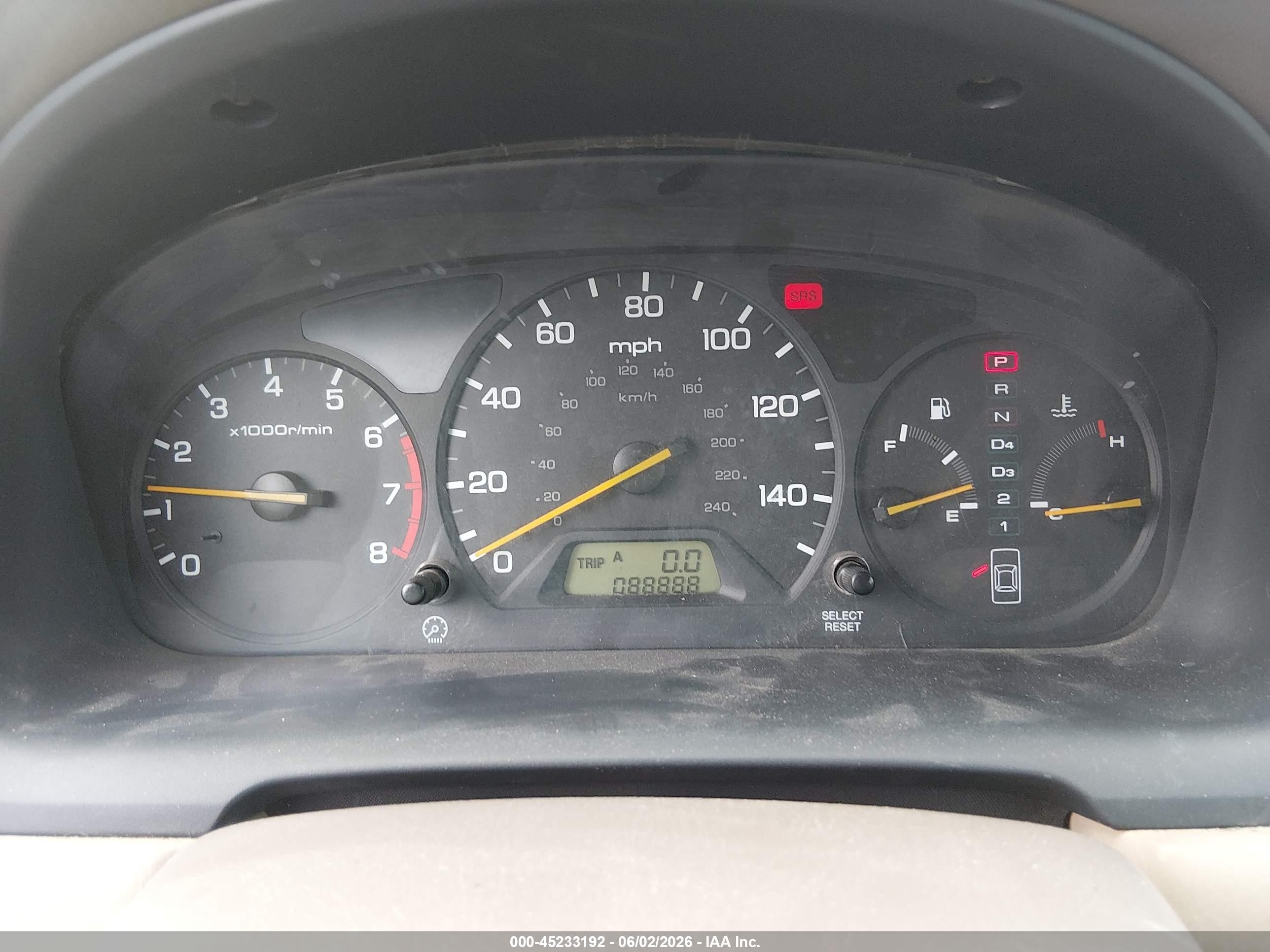 2000 Honda Accord 3.0 Ex Зеленый vin: 1HGCG1651YA066680
