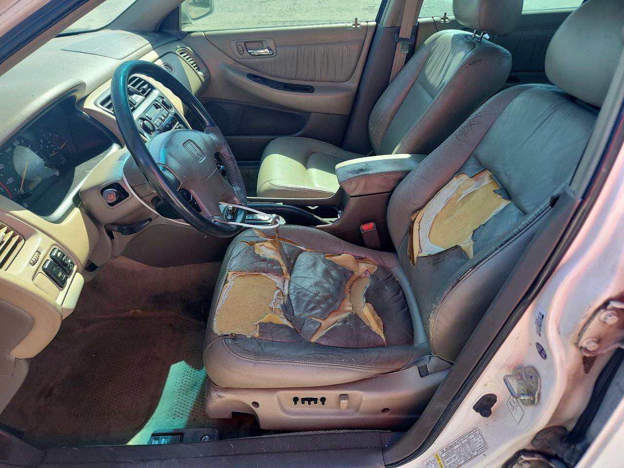 2000 Honda Accord Ex White vin: 1HGCG1651YA078344
