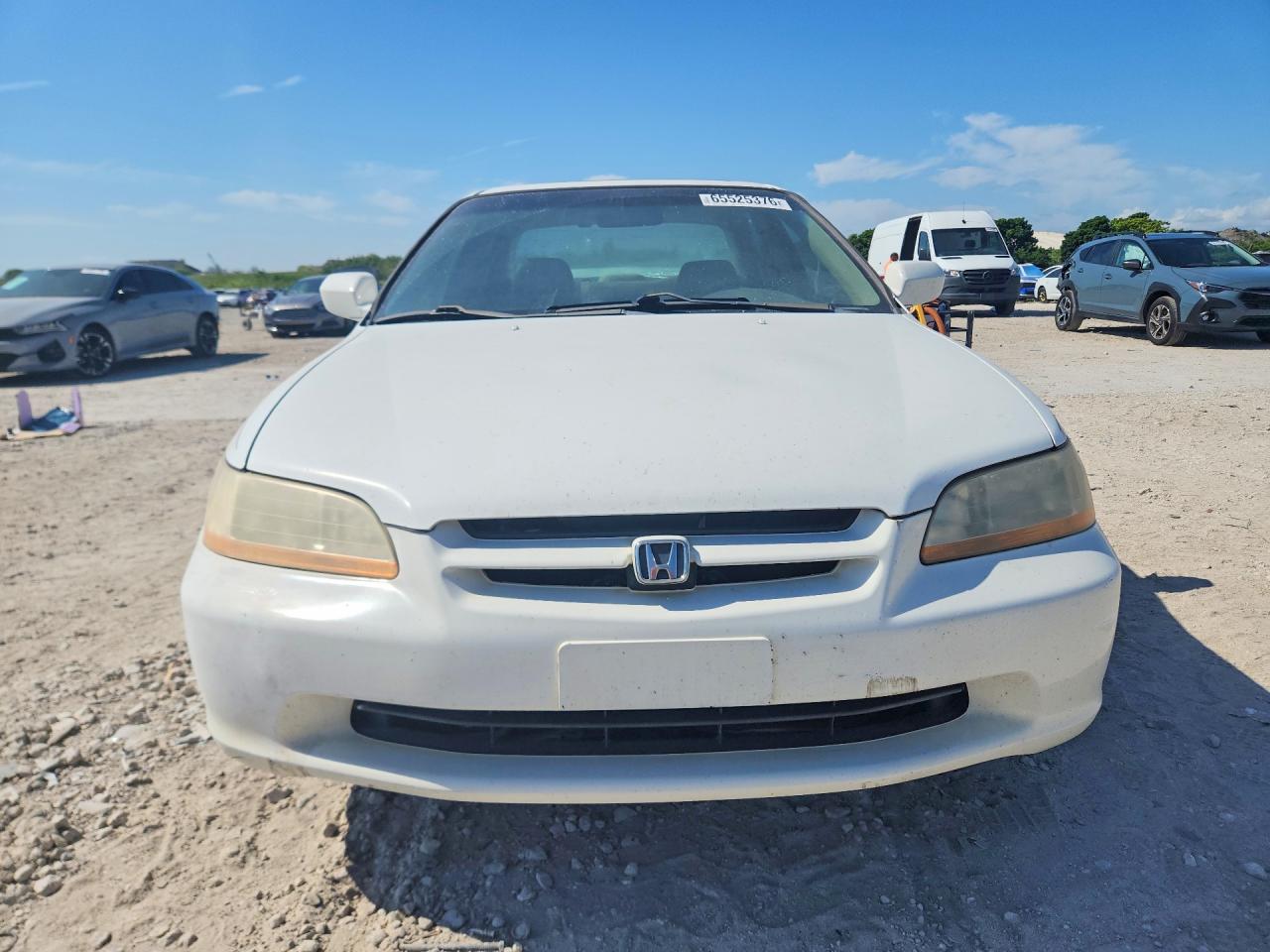 2000 Honda Accord Ex White vin: 1HGCG1651YA078344