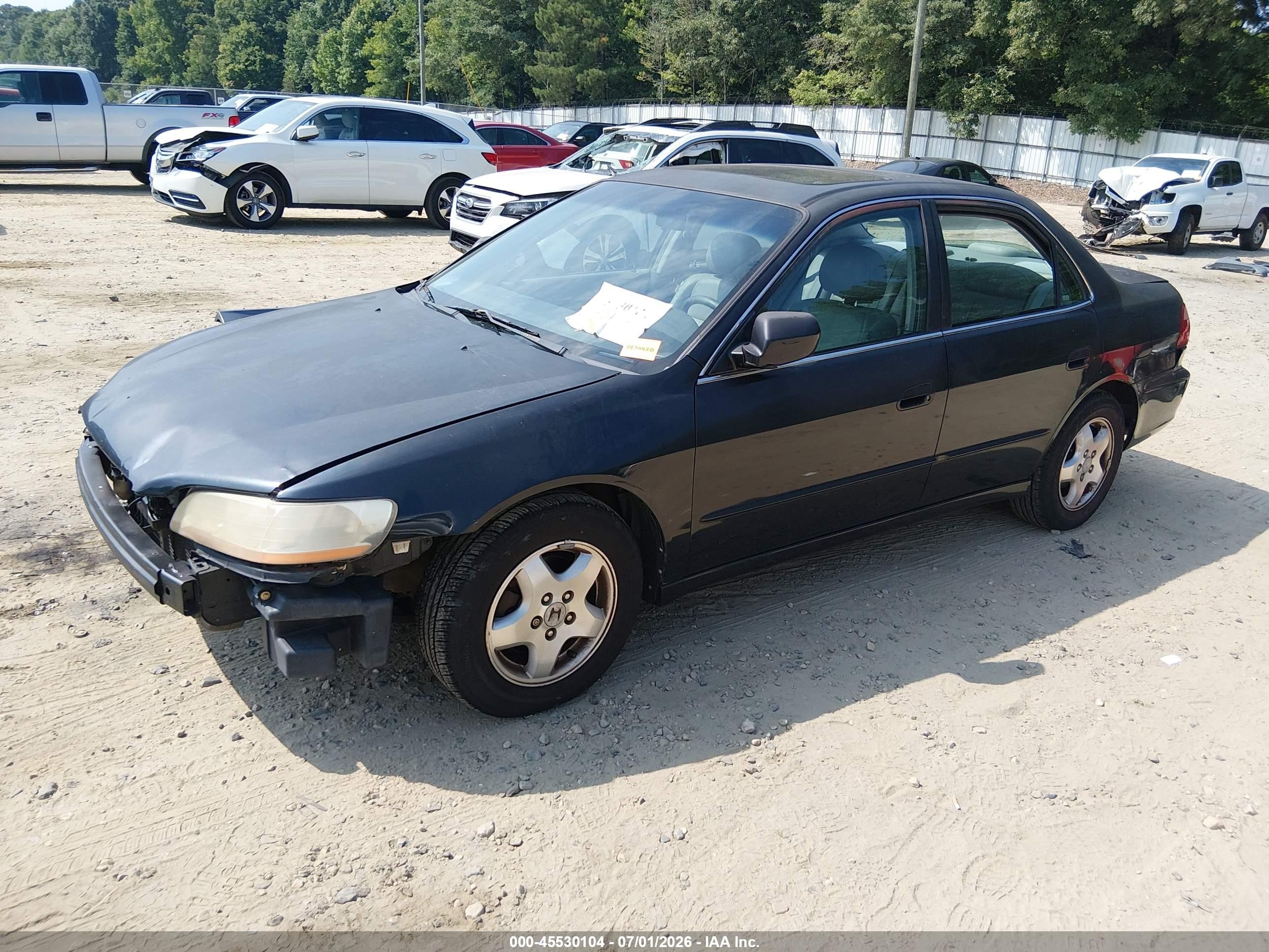 2000 Honda Accord 3.0 Ex Черный vin: 1HGCG1651YA089568