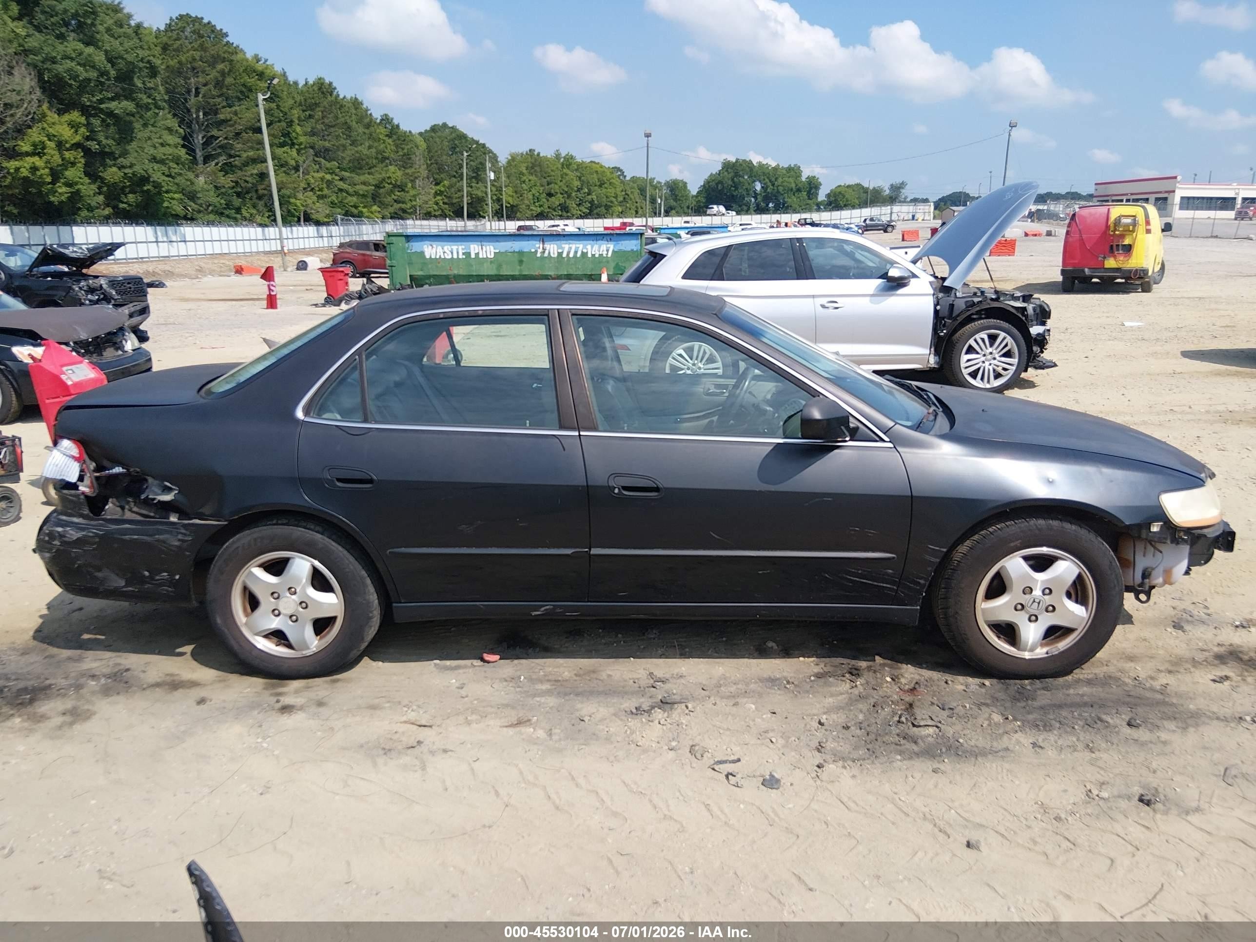 2000 Honda Accord 3.0 Ex Черный vin: 1HGCG1651YA089568