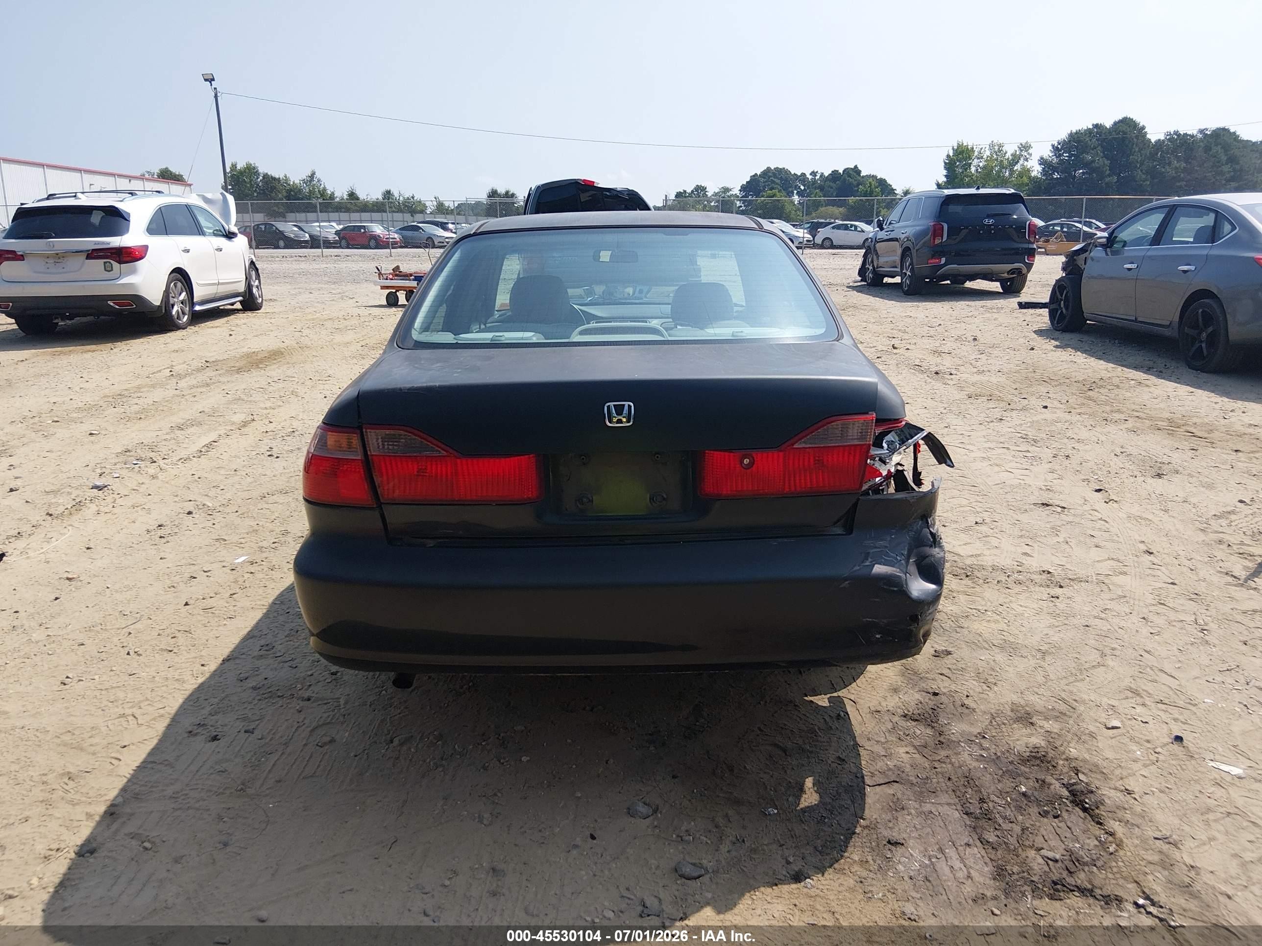 2000 Honda Accord 3.0 Ex Черный vin: 1HGCG1651YA089568