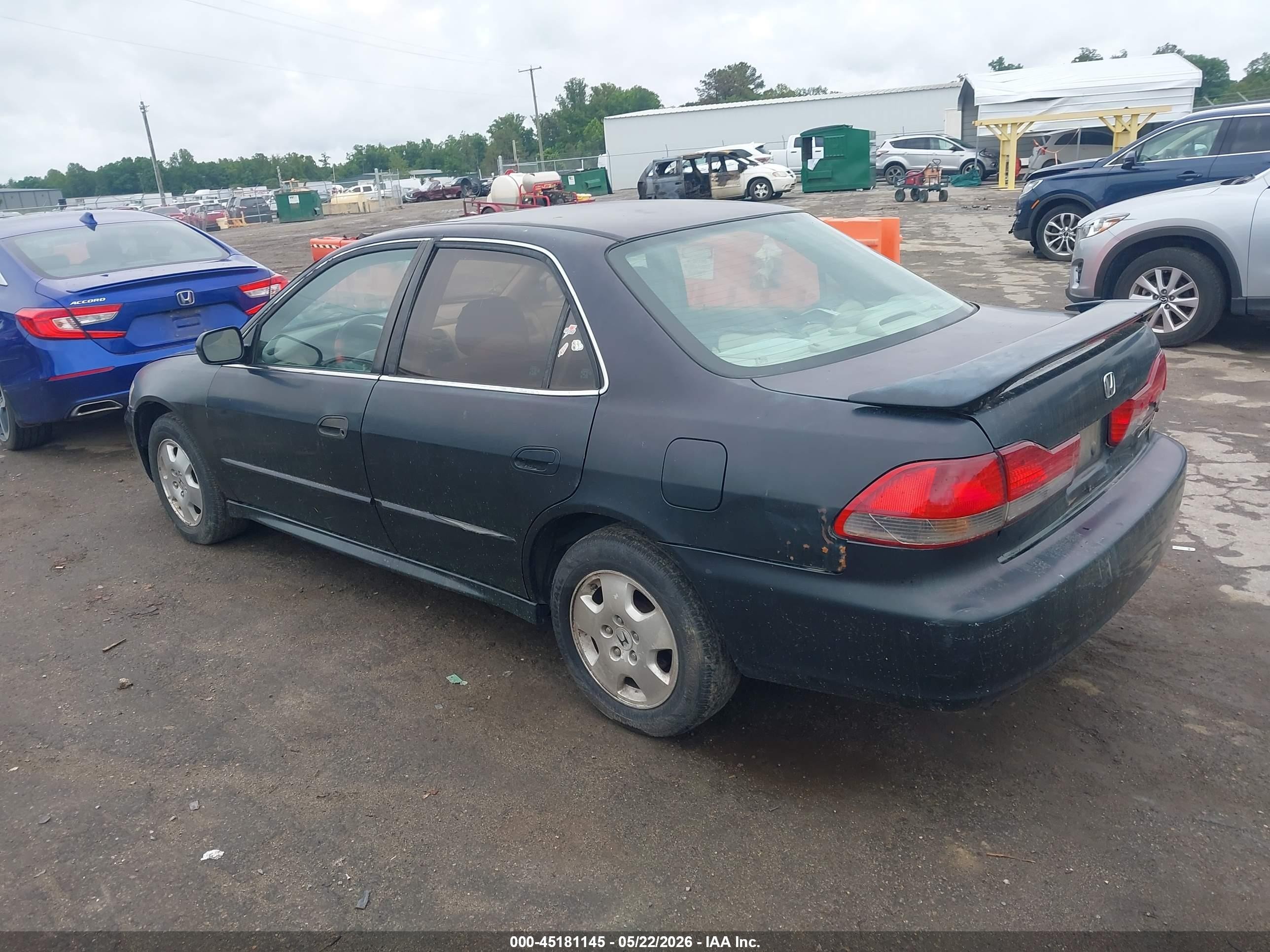2001 Honda Accord 3.0 Ex Green vin: 1HGCG16521A009670